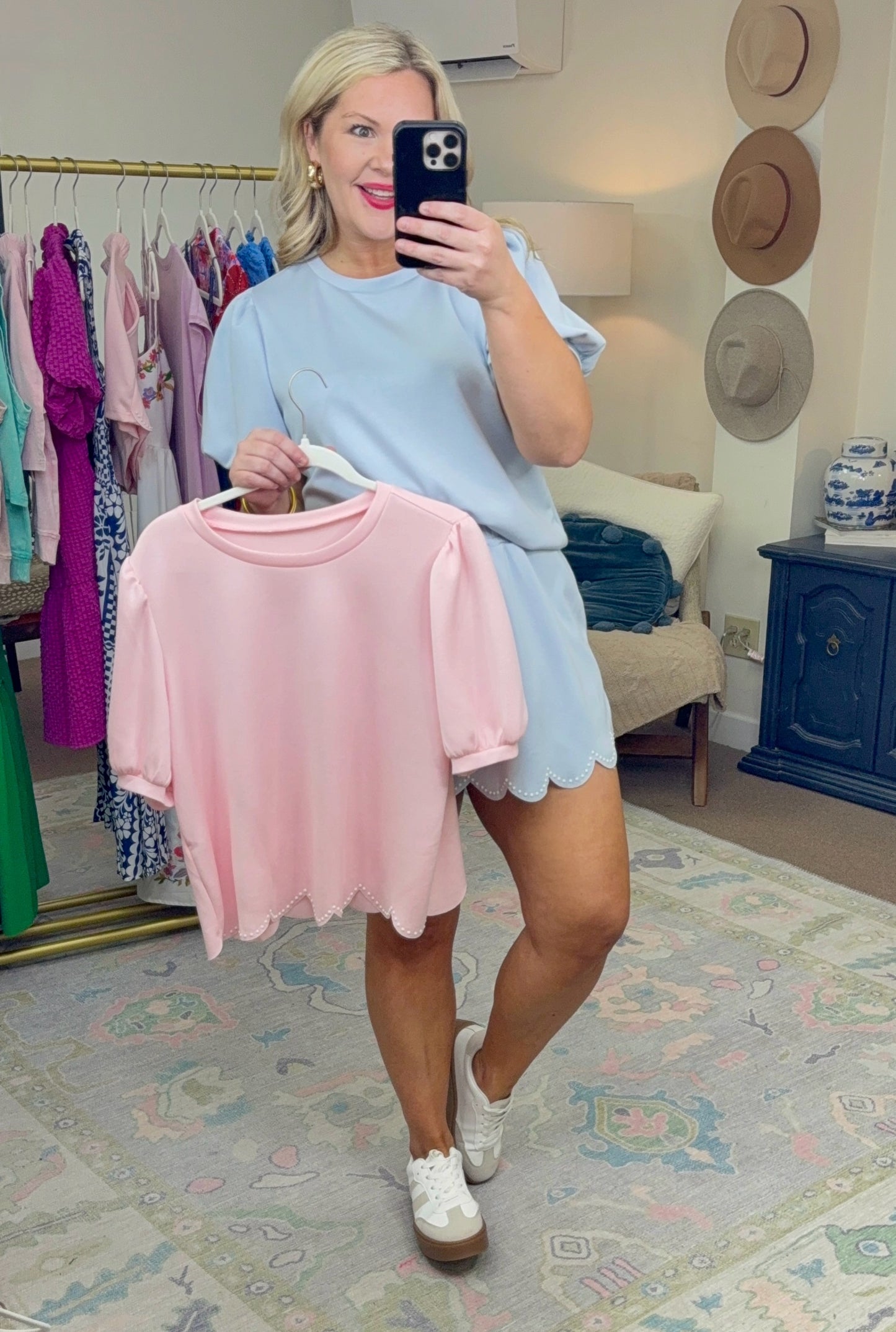 What’s Your Fancy Embellished Skort Set