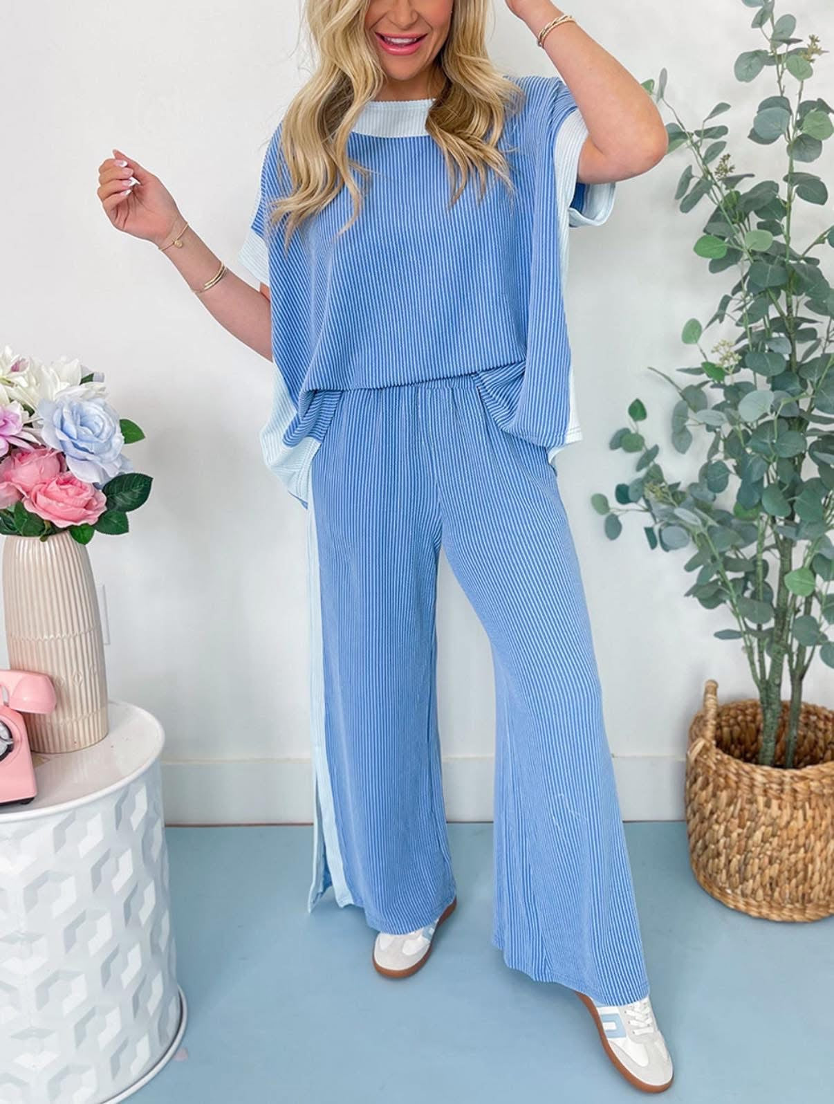 **MORE COLORS** Starting Line Ribbed Color Block Set