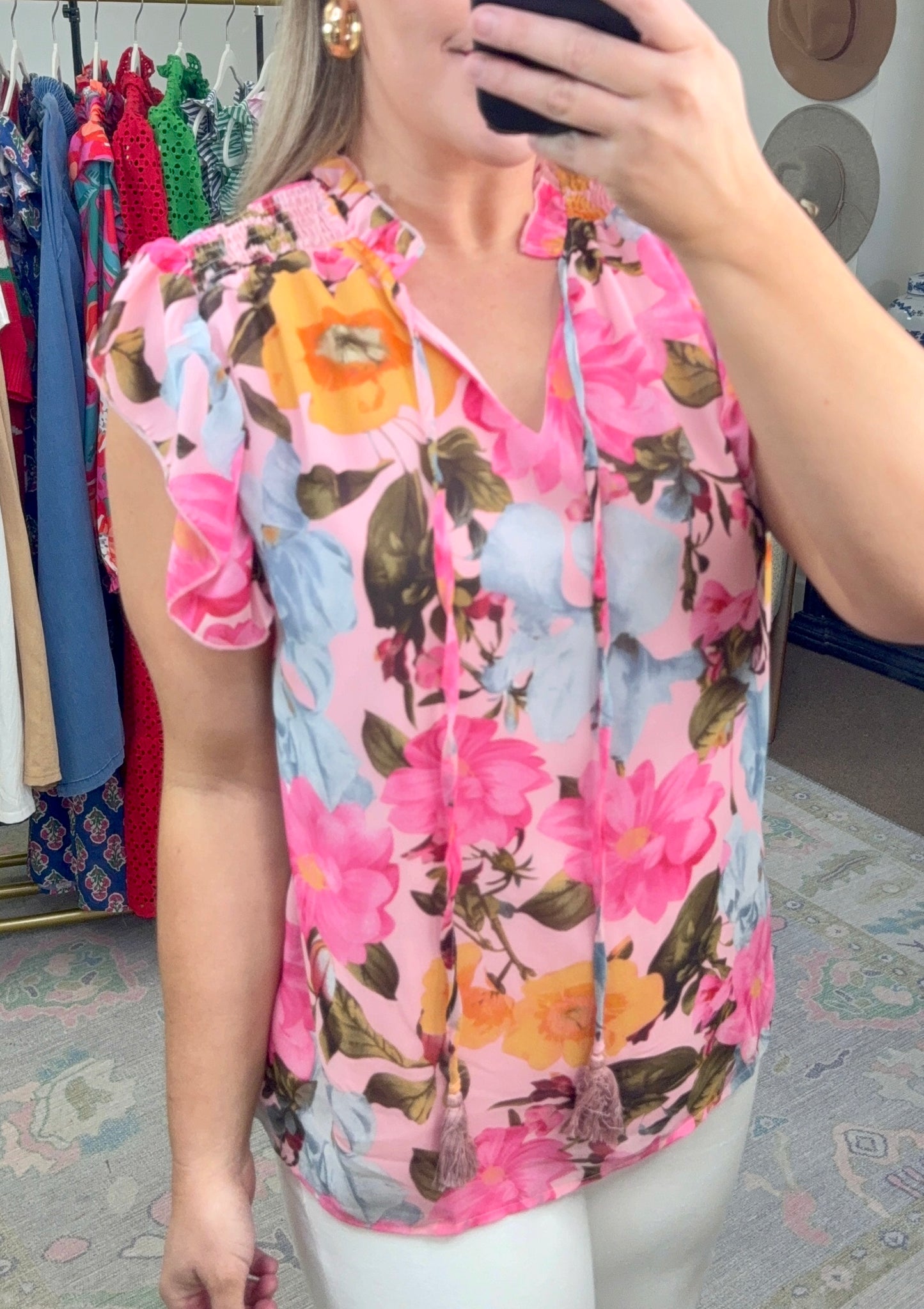 Floral Affair Ruffle Blouse