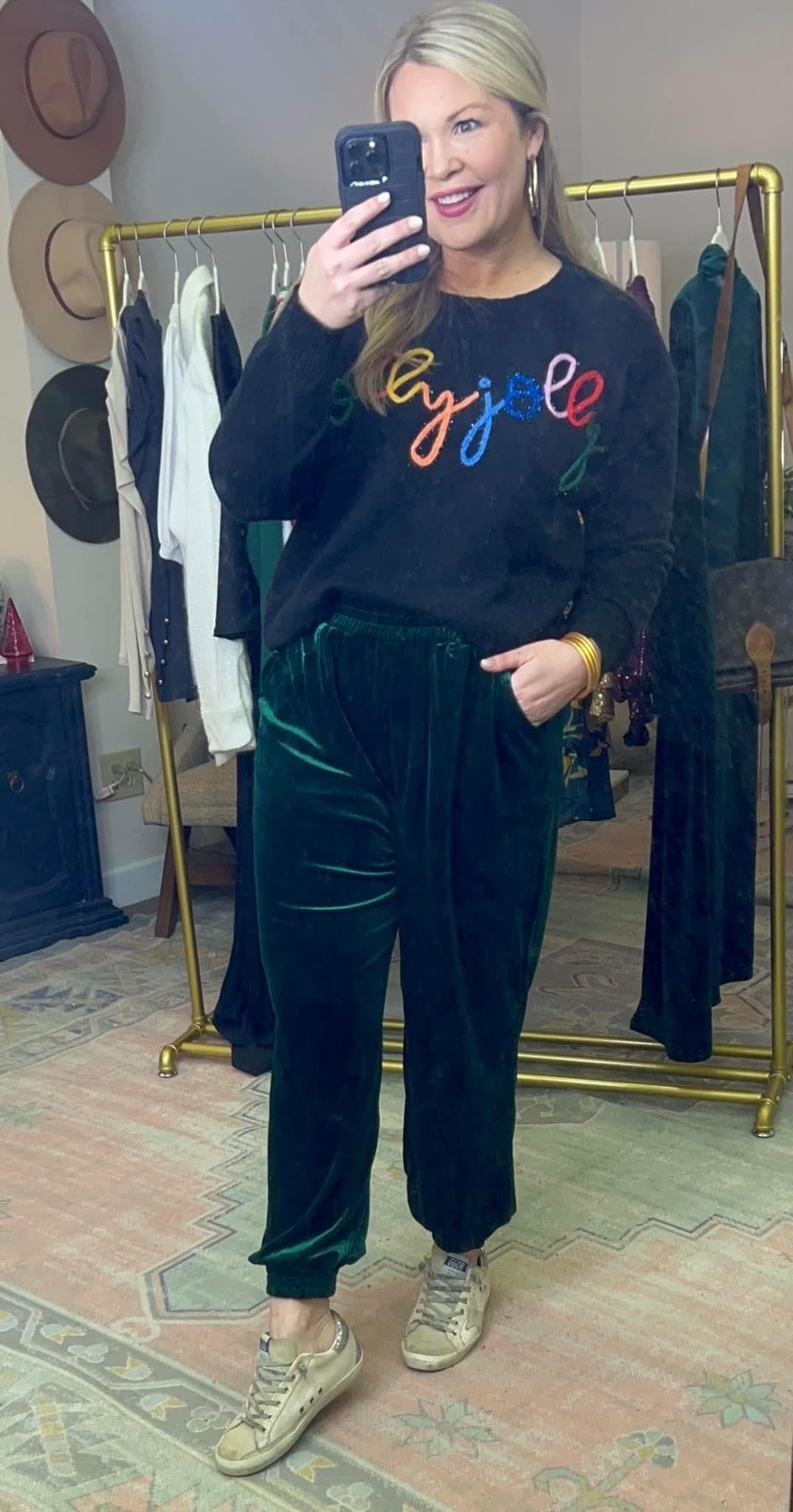 High Priority Velvet Jogger Pants