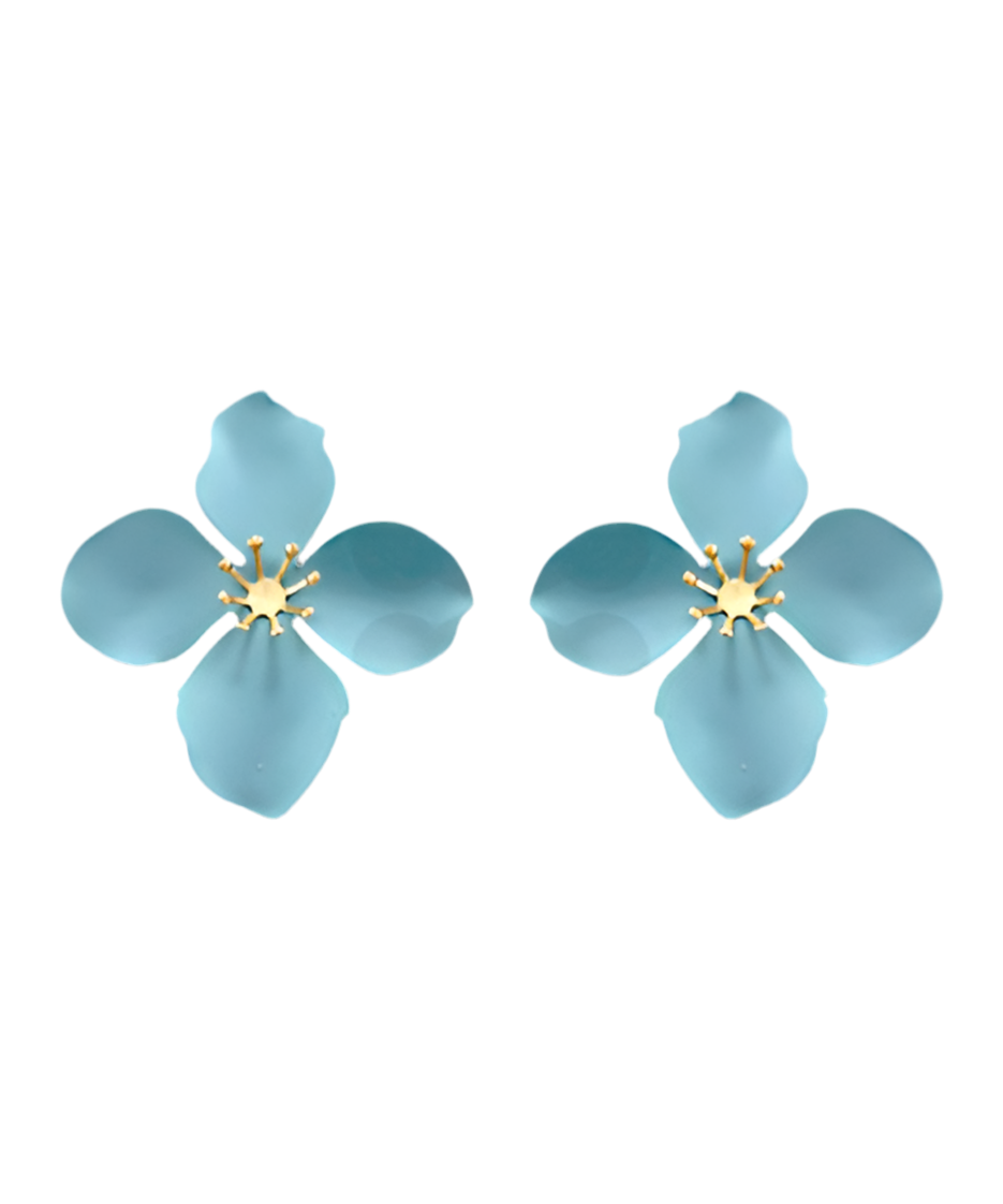 **MORE COLORS** In Bloom Flower Stud Earrings