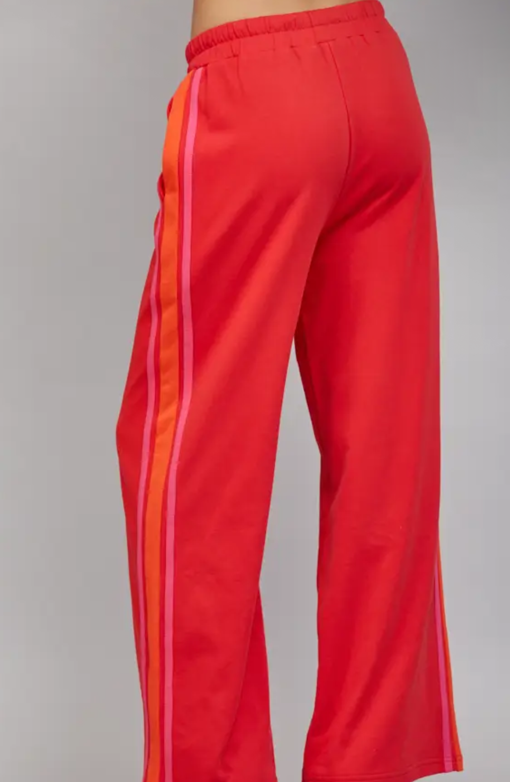 FATE: Track Record Colorblock Stripe Wide Leg Pants
