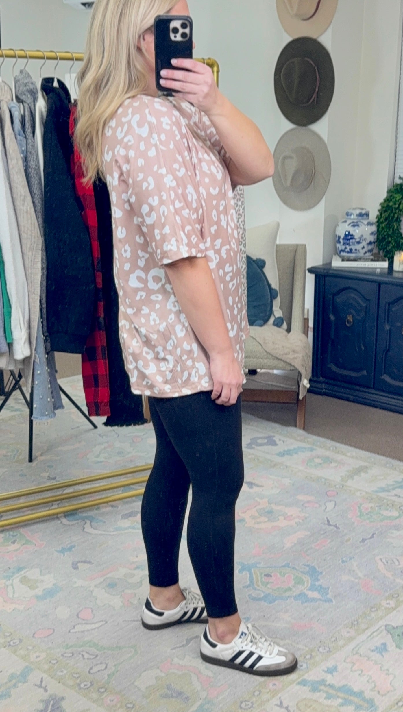 Steady Prowl Leopard Print Tunic Tee