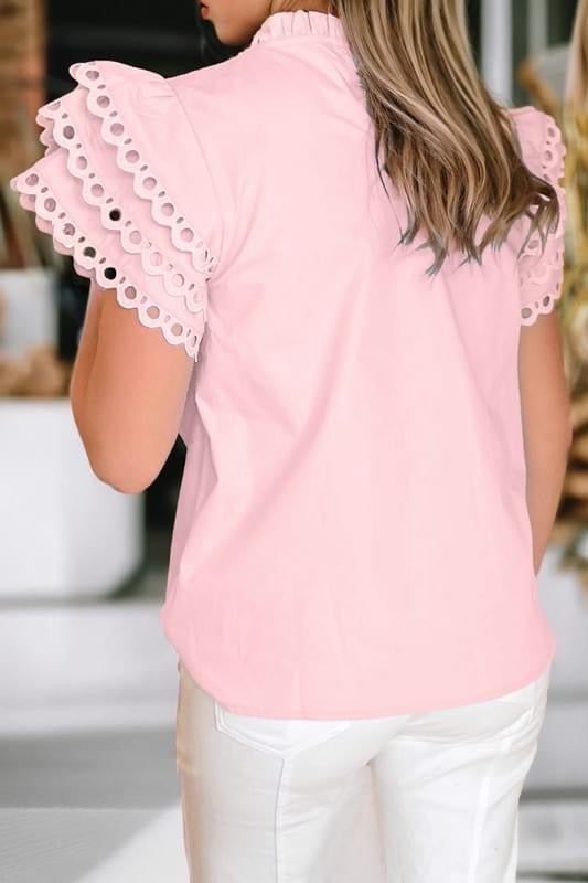 **MORE COLORS** The Sweetest Spring Layered Sleeve Frill Blouse