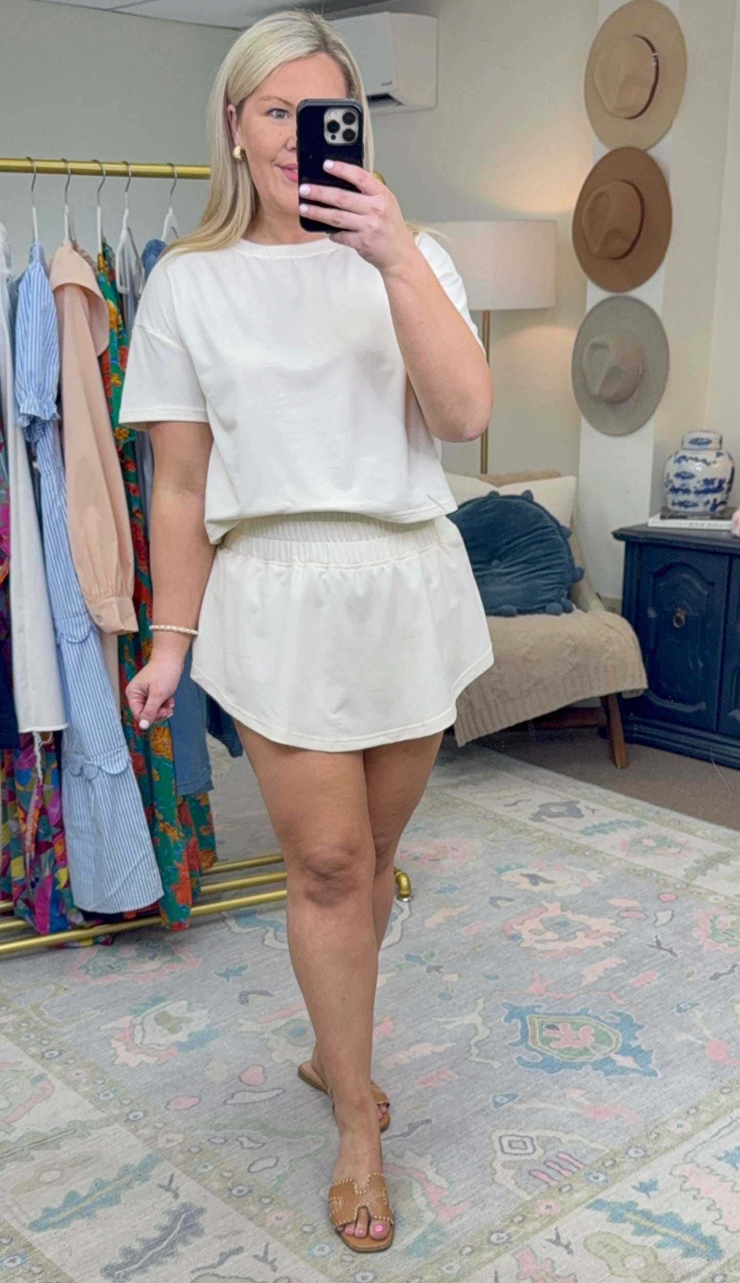 Pop Culture Smocked Skort Set