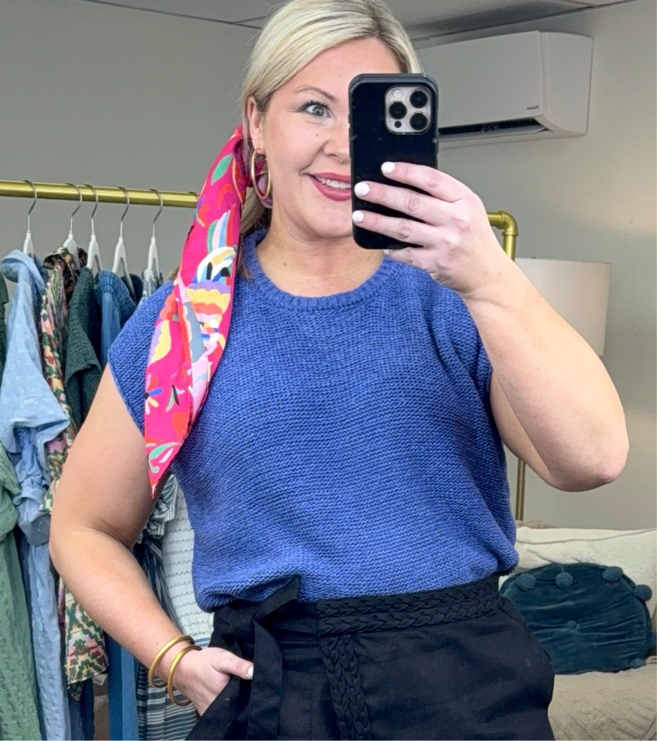 Old Money Capsule Slouchy Knit Top