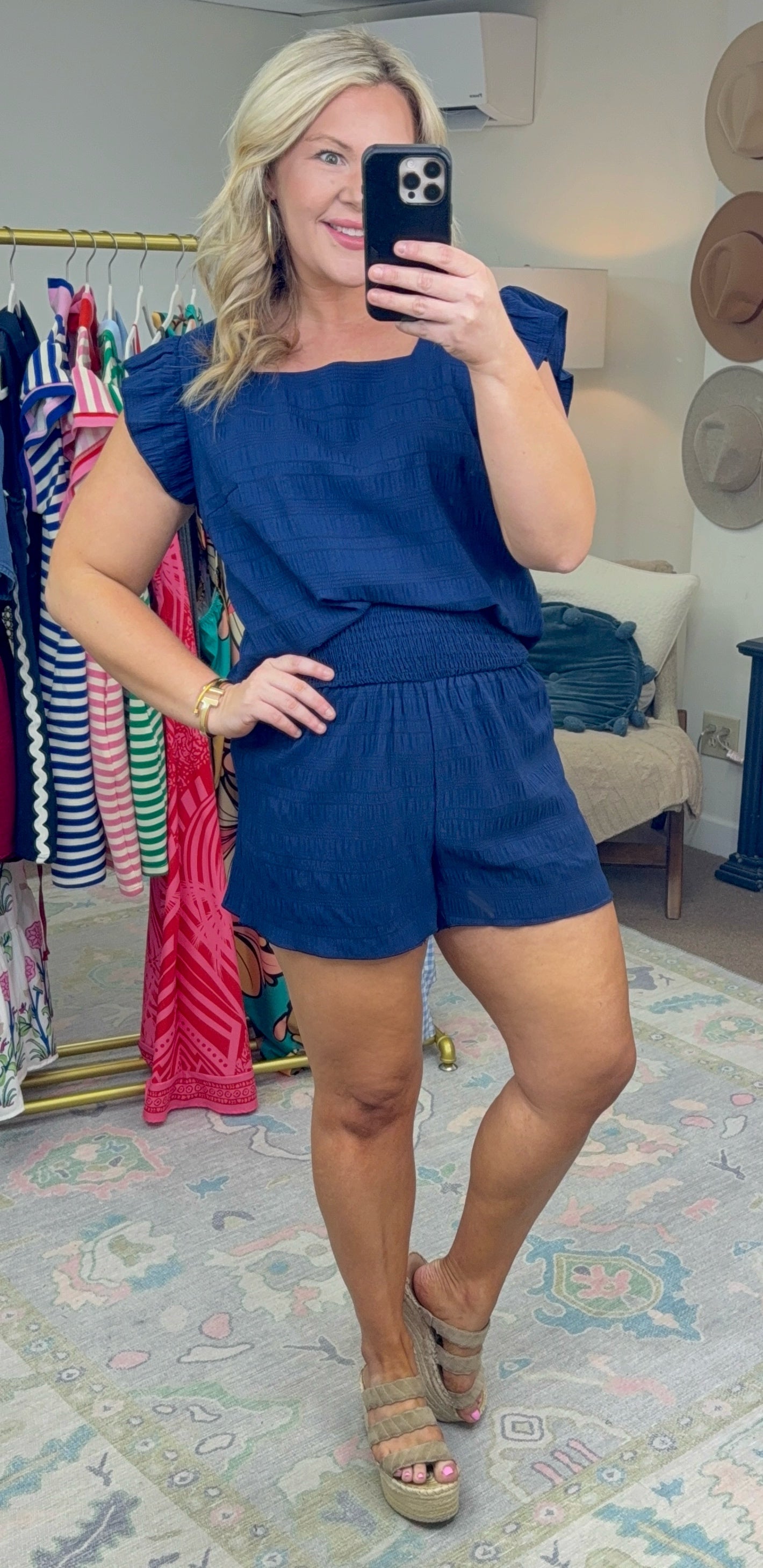 Picnic in the Park Ruffle Short Set