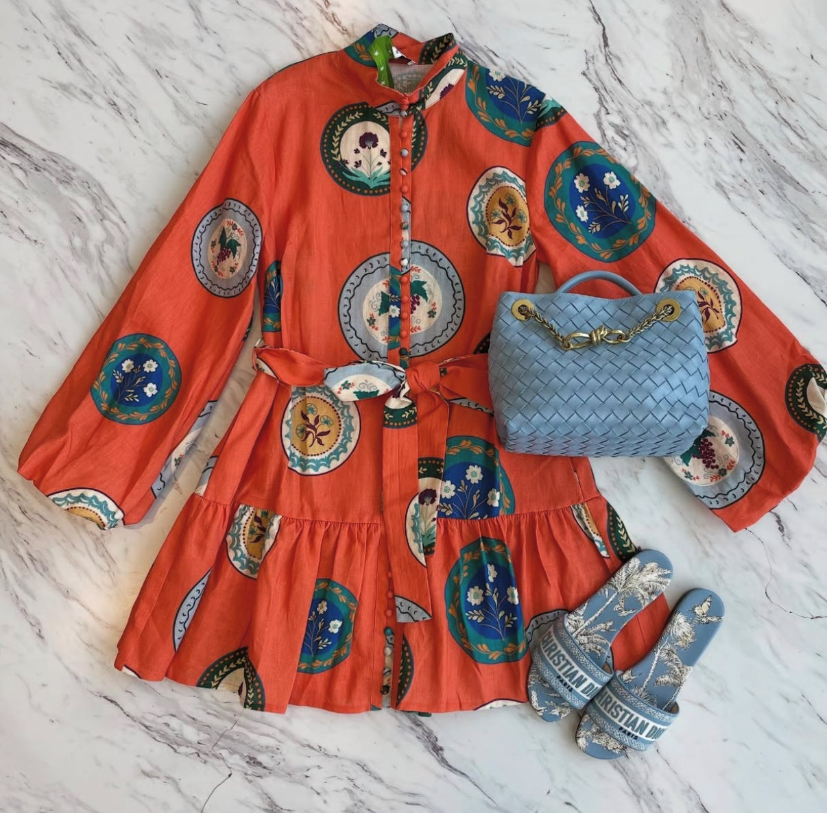 Back When Ruffle Flounce Dress