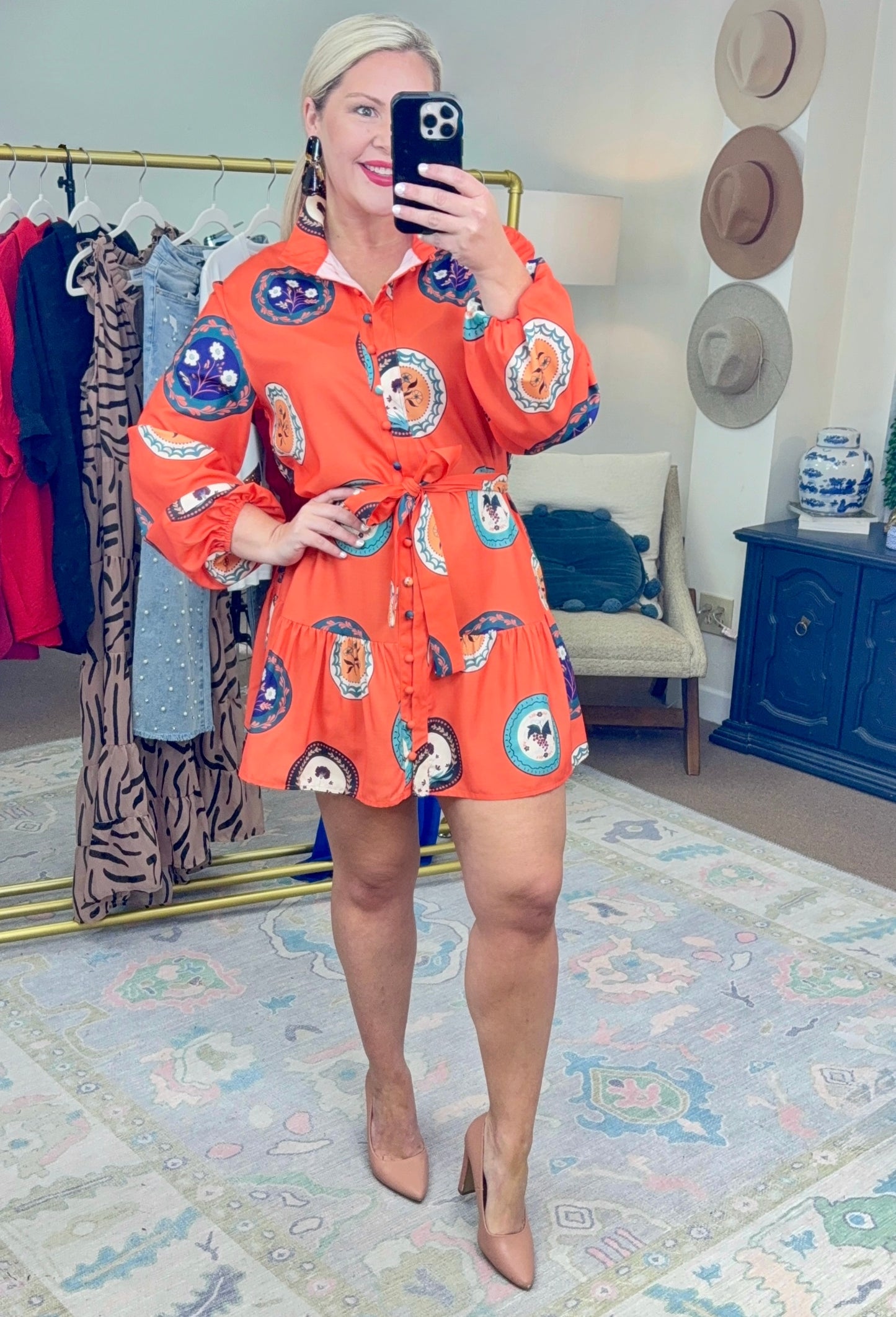 Back When Ruffle Flounce Dress