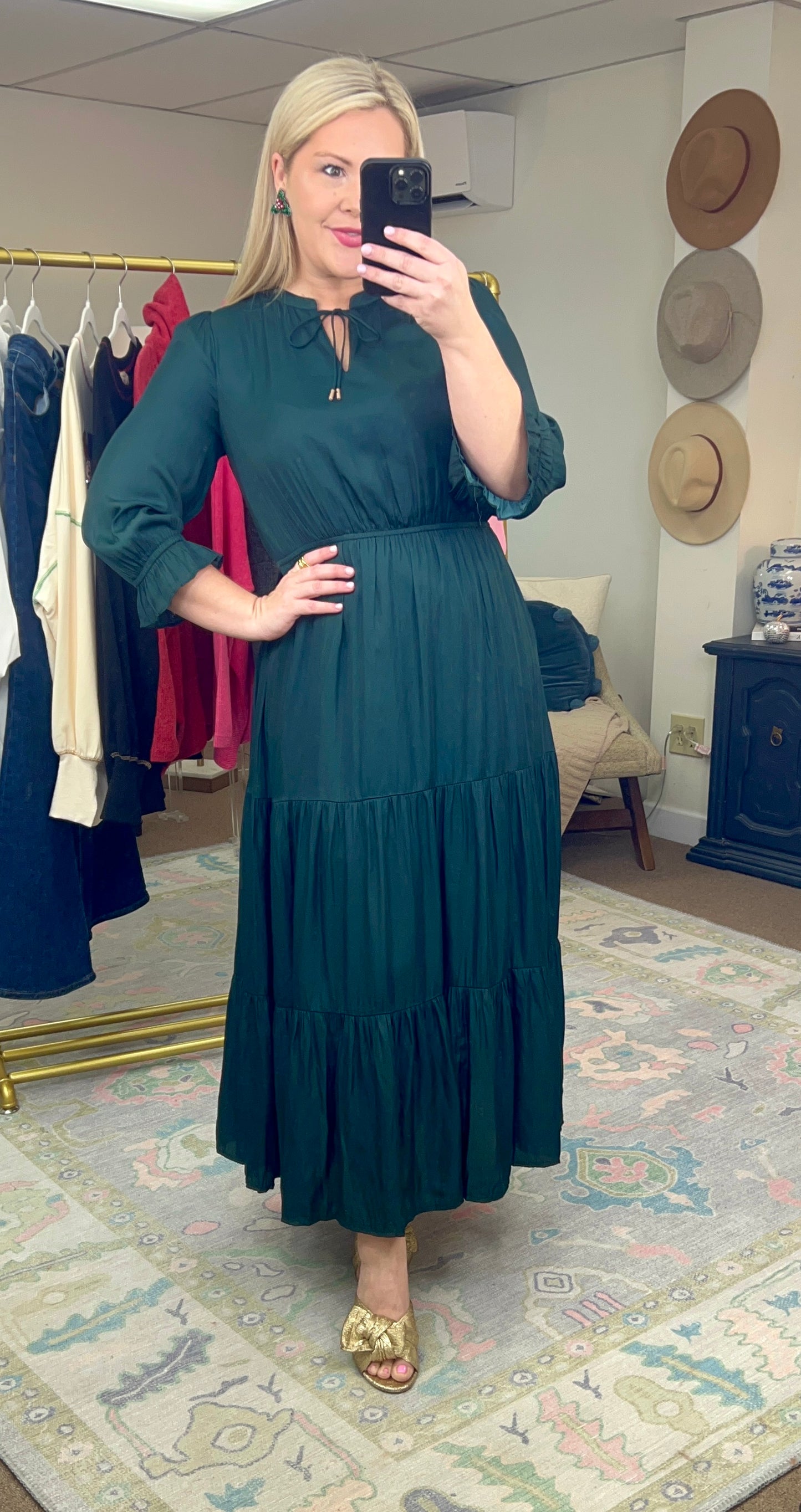 Take Me Dancing Ruffle Tiered Maxi Dress