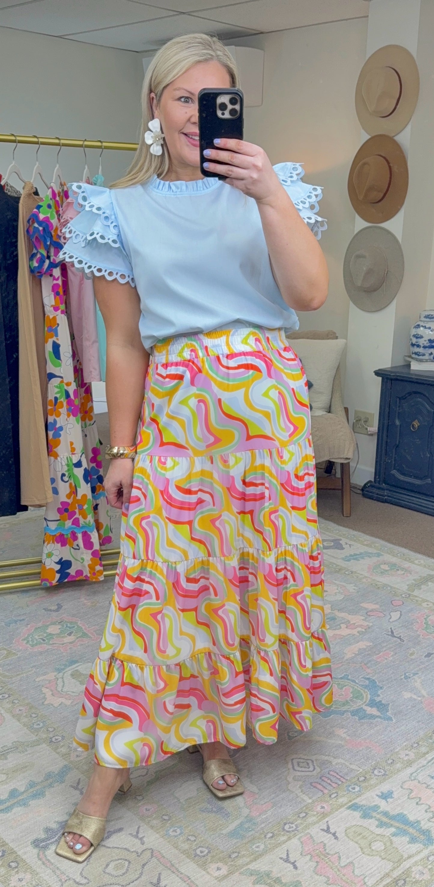 **MORE COLORS** The Sweetest Spring Layered Sleeve Frill Blouse