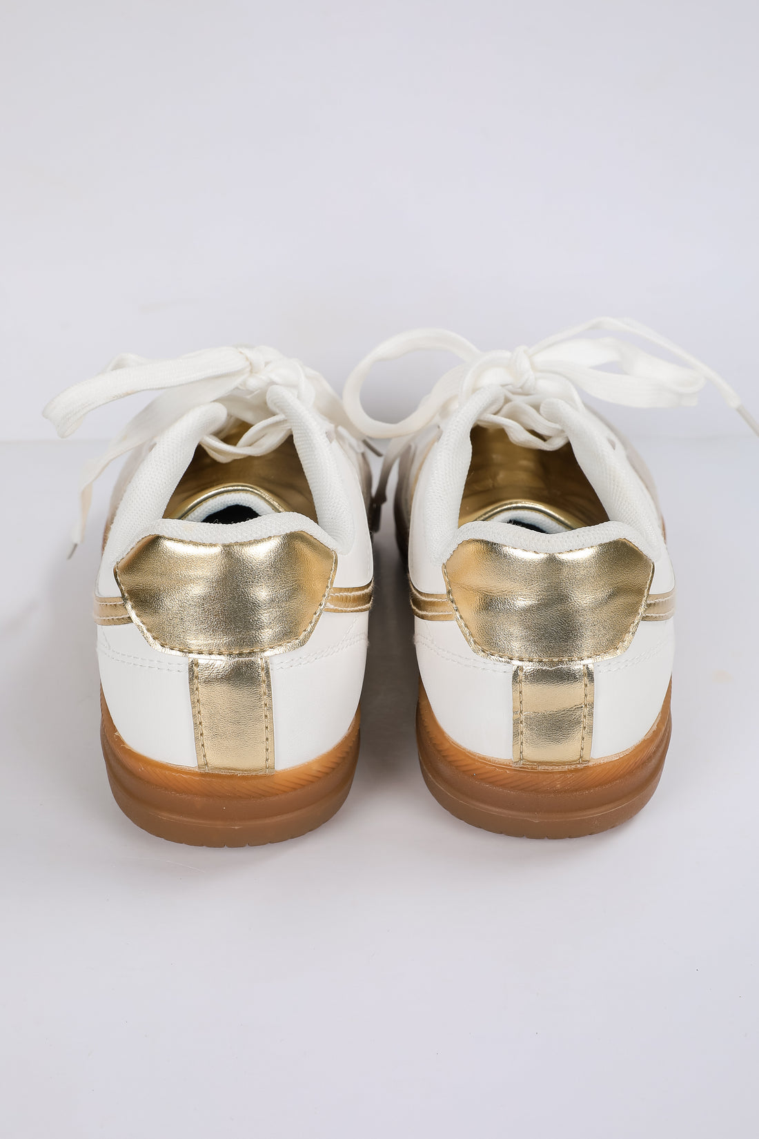 Run the Show Gold Accent Sneakers