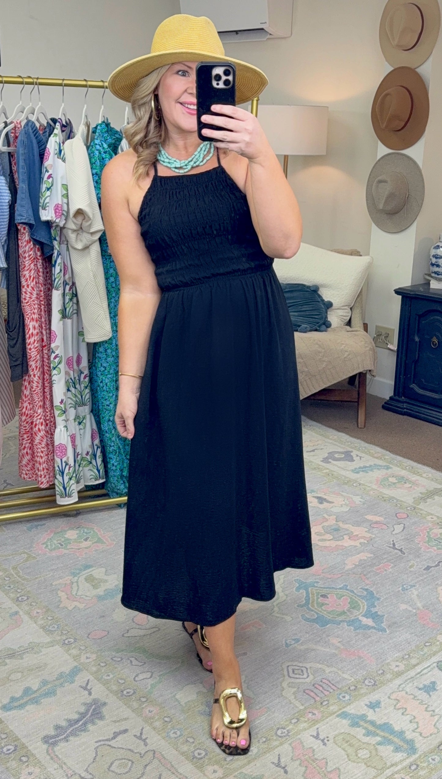 Don’t Mind Me Smocked Airflow Dress