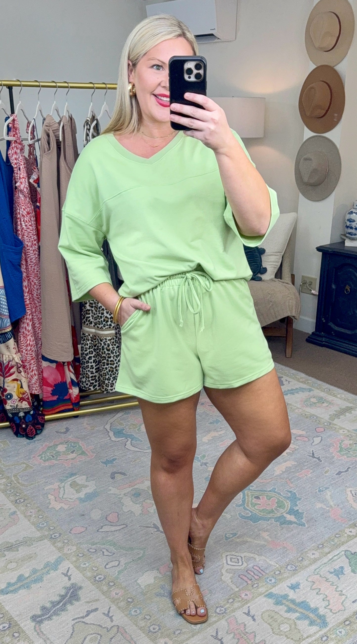 **MORE COLORS** Chillax Slouchy Short Set