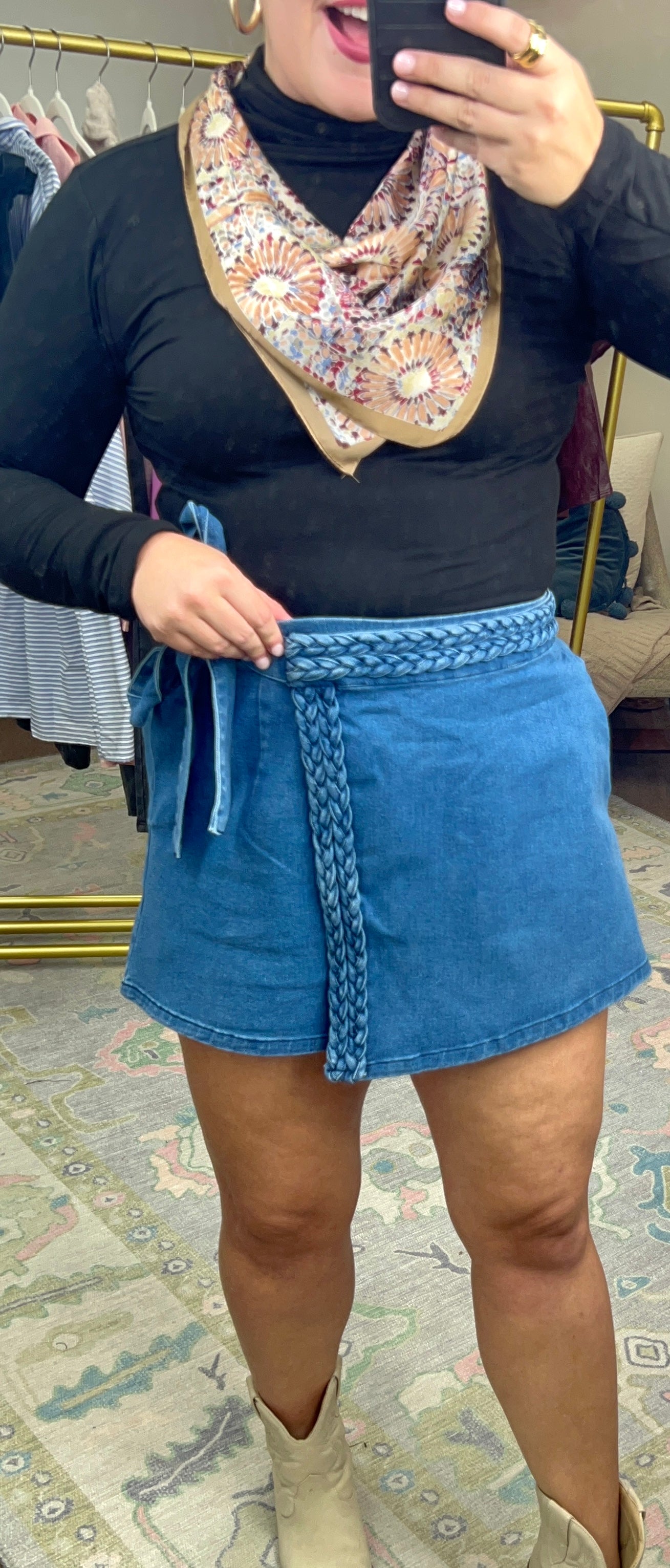 **MORE COLORS** True to You Wrap Skort