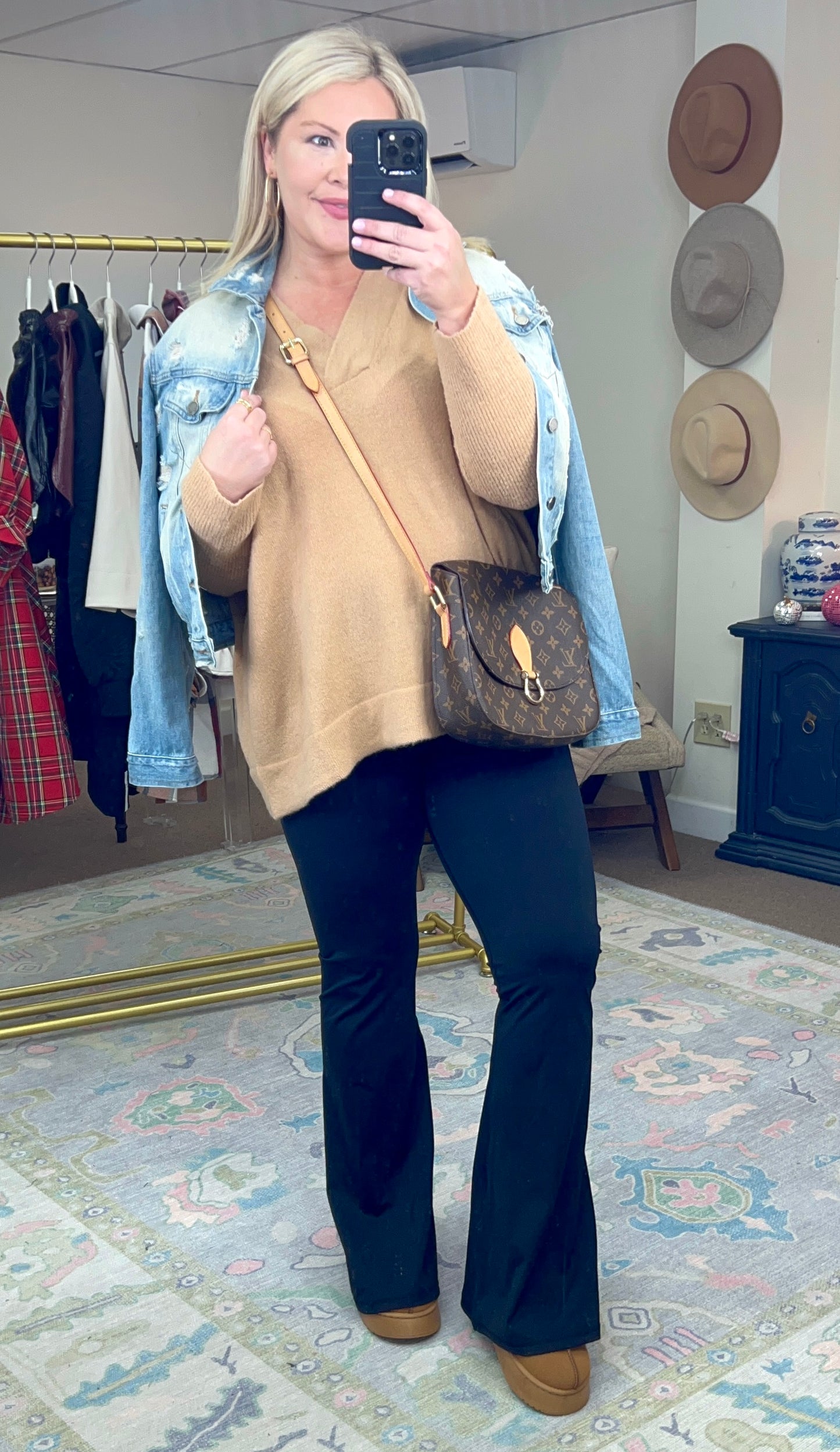 Find Yourself V-Neck Sweater Tunic