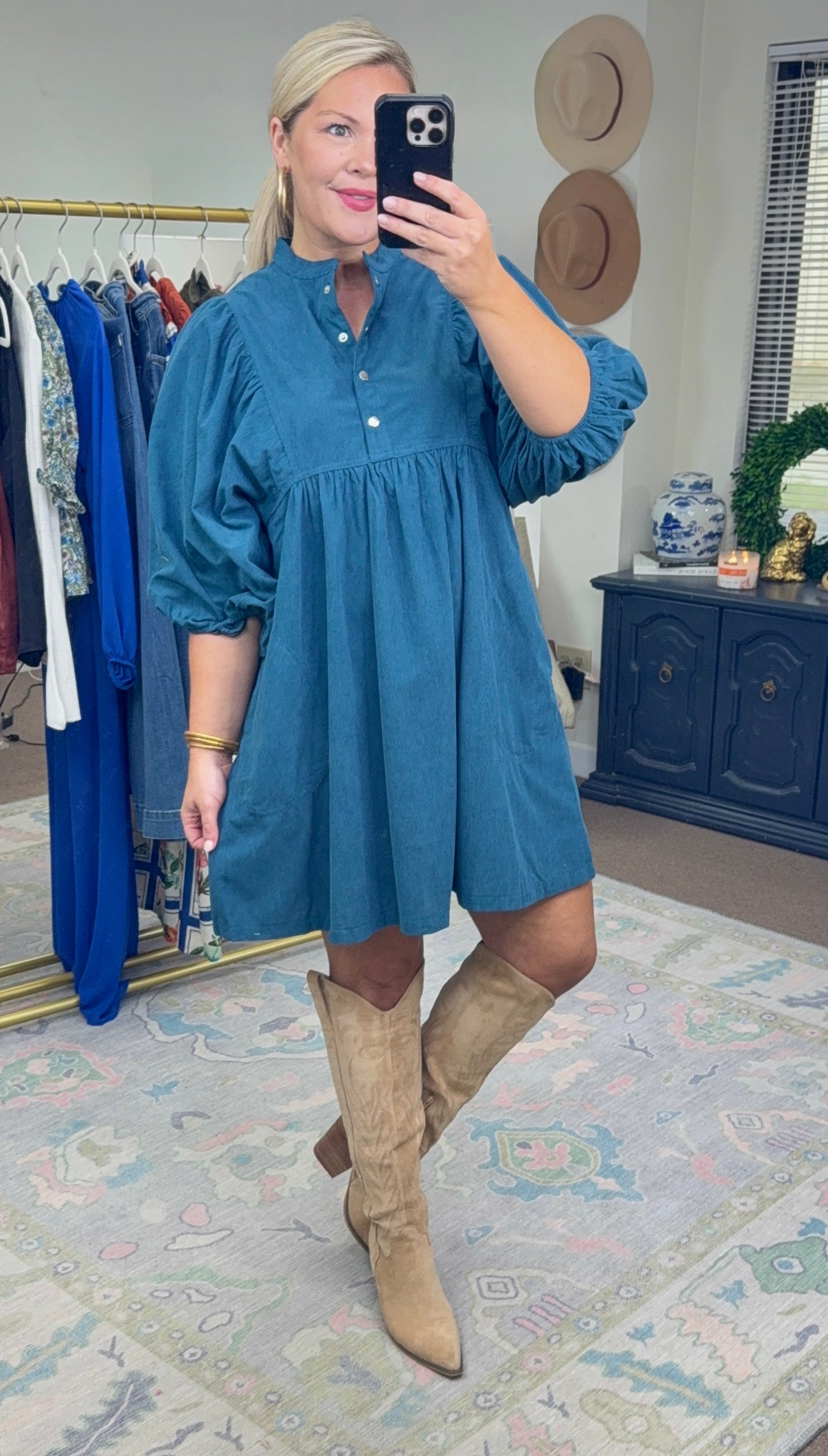 **MORE COLORS** Feels Like Home Corduroy Dress