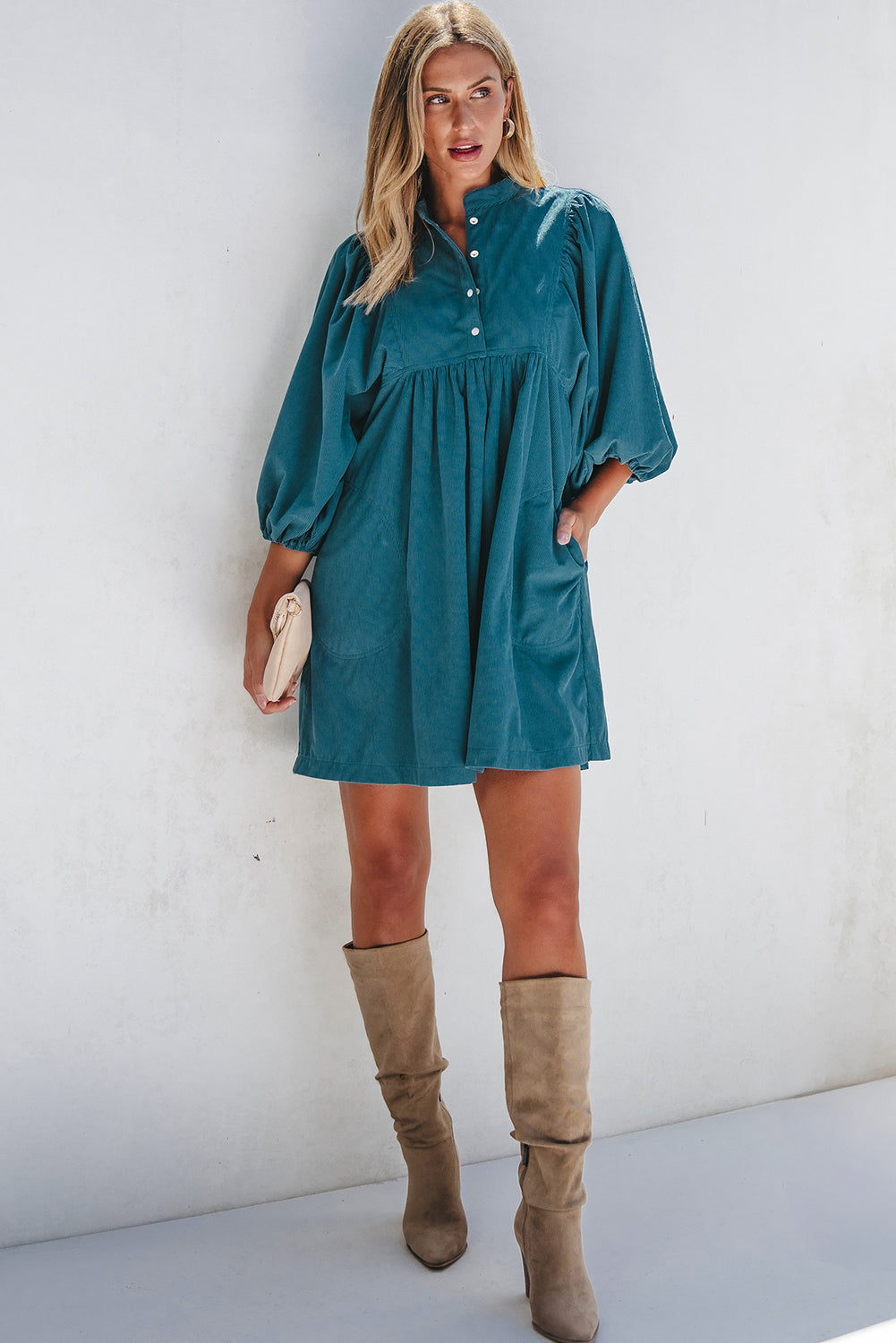 **MORE COLORS** Feels Like Home Corduroy Dress