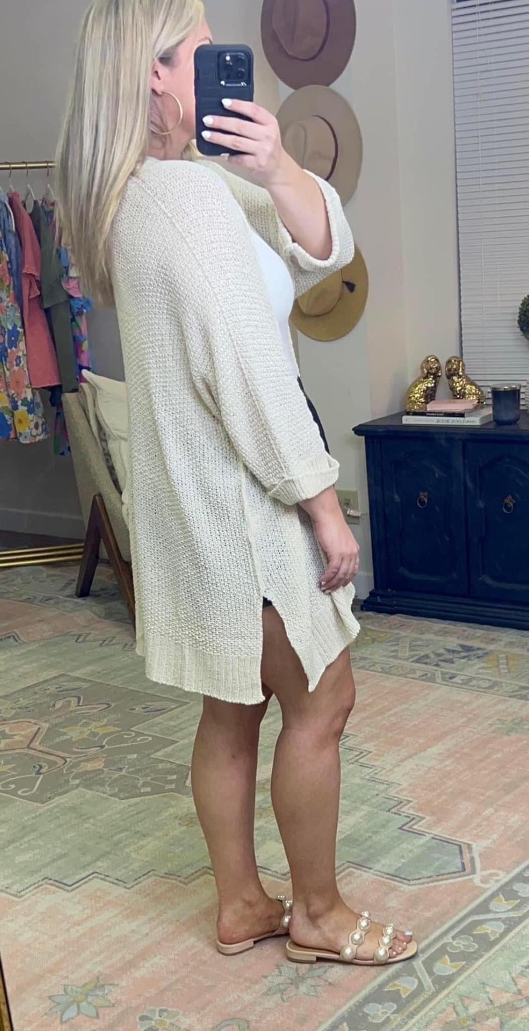 Smooth Operator Slouchy Knit Cardigan