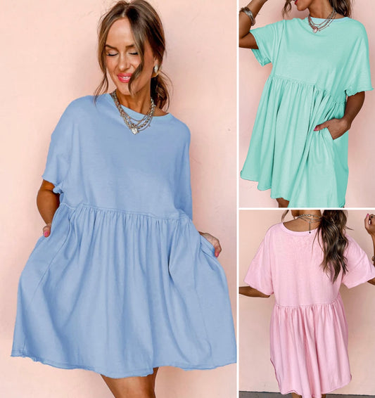 New in Town Slouchy T-Shirt Dress