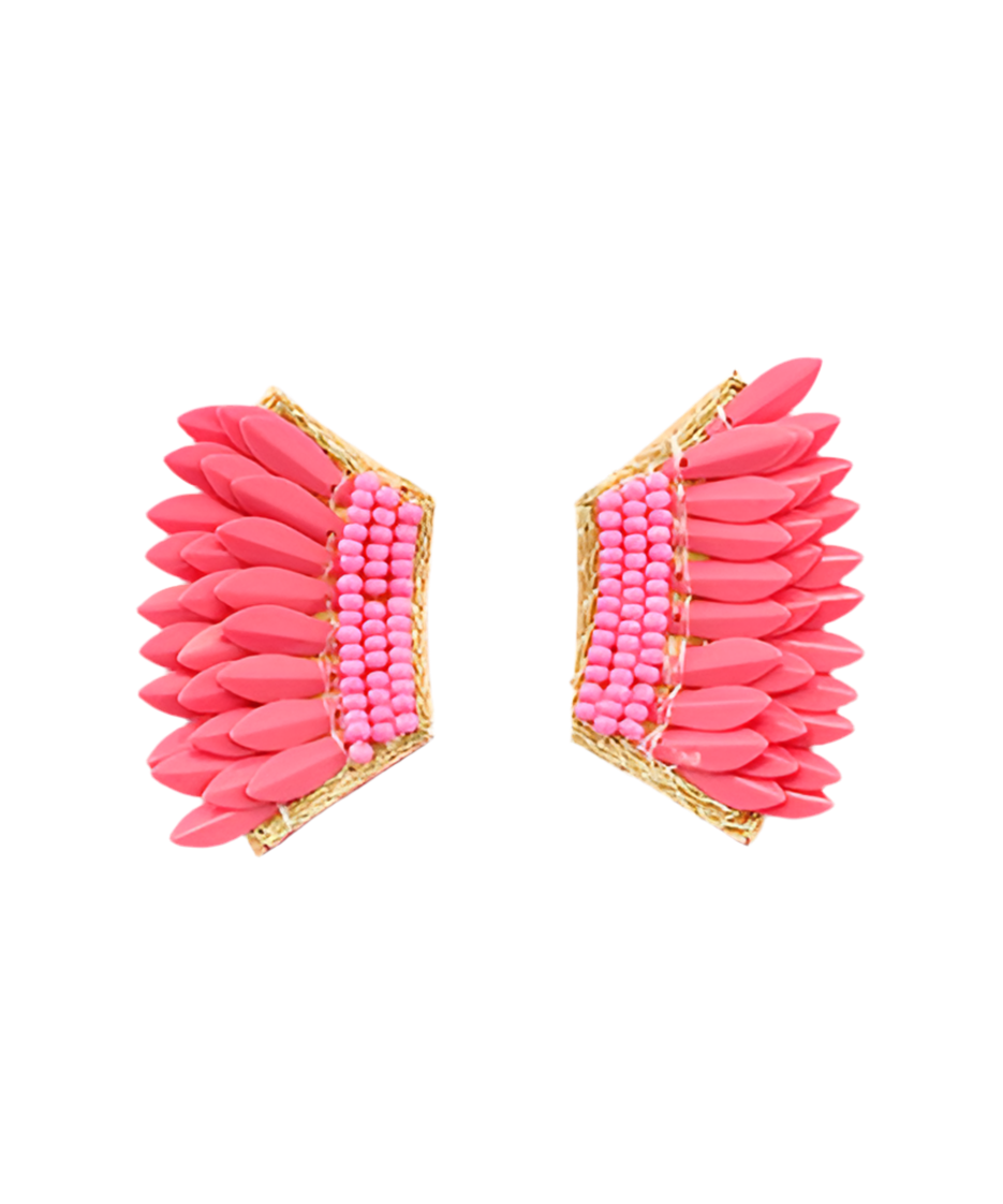 **MORE COLORS** Winging It Sequin Beaded Wing Earrings