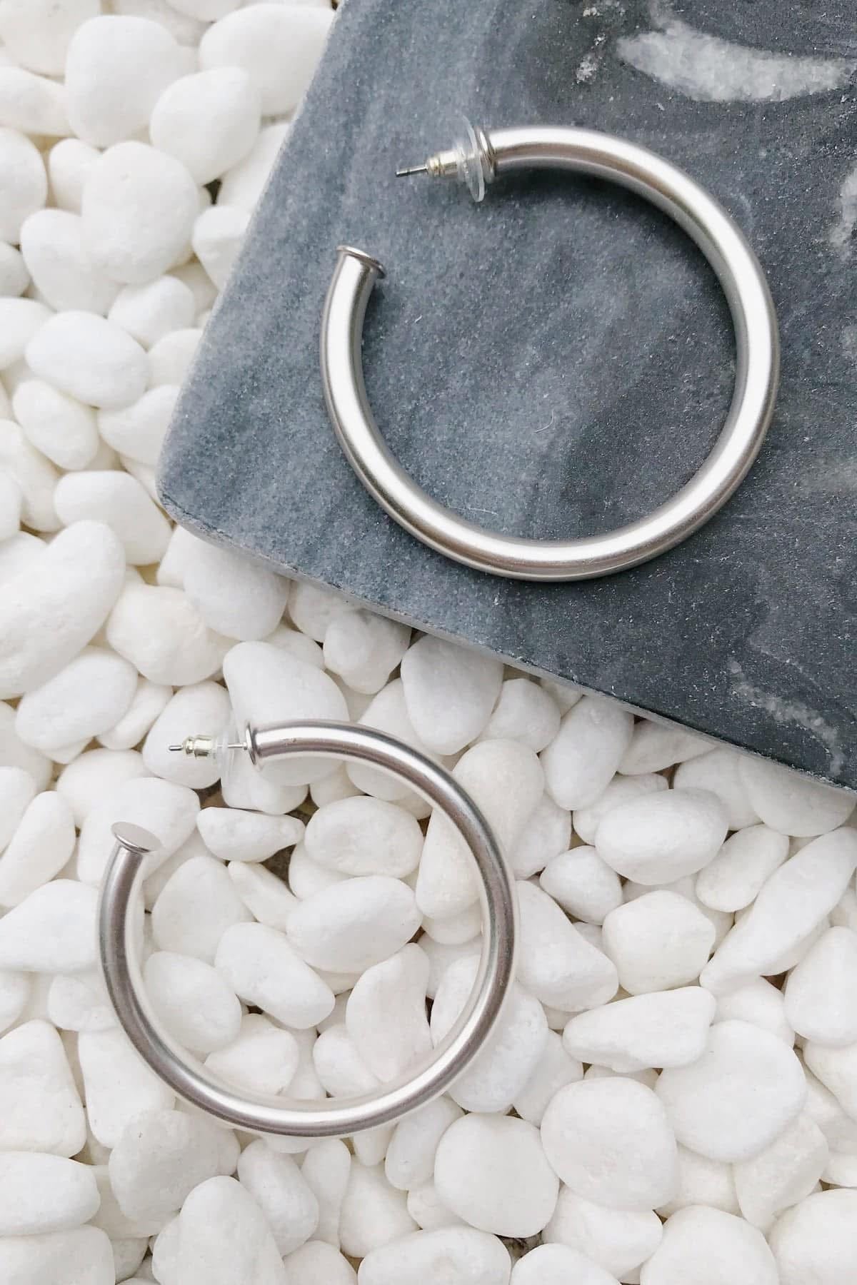*MORE COLORS* Matte Hoop Earrings