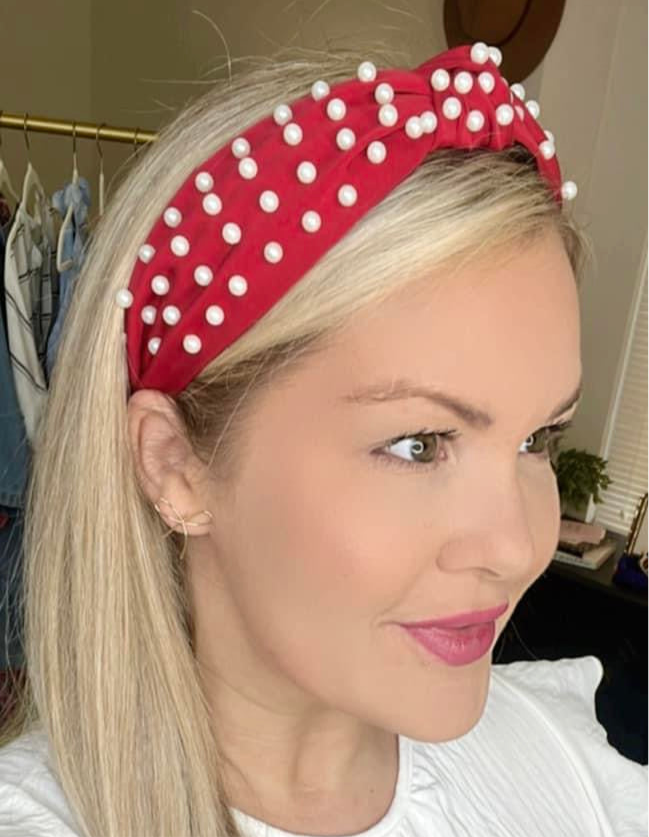 ✨RESTOCK✨ Pearl Embellished Knot Headband