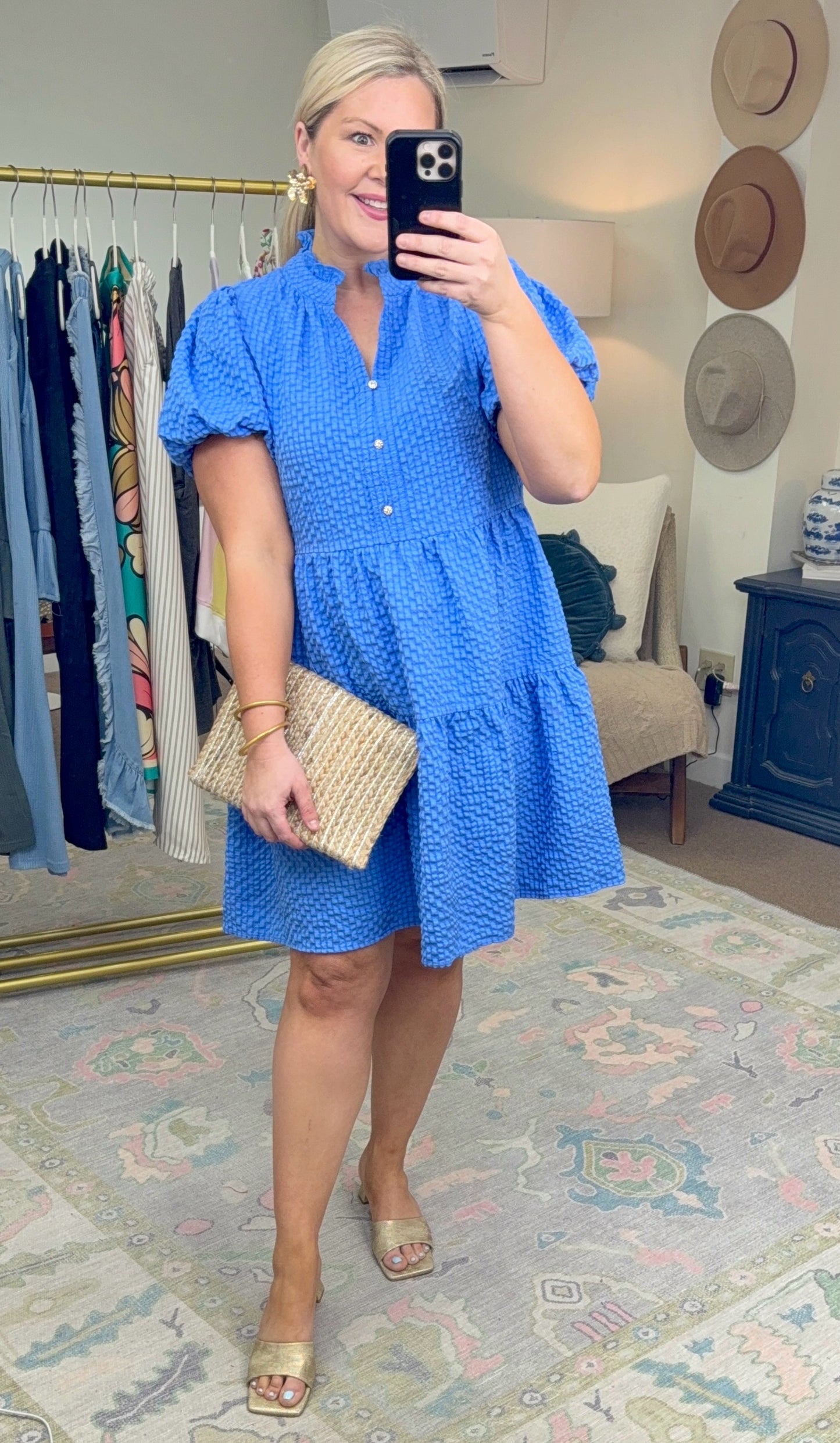 ✨RESTOCK & MORE COLORS ADDED✨ Give Yourself Grace Puff Sleeve Dress