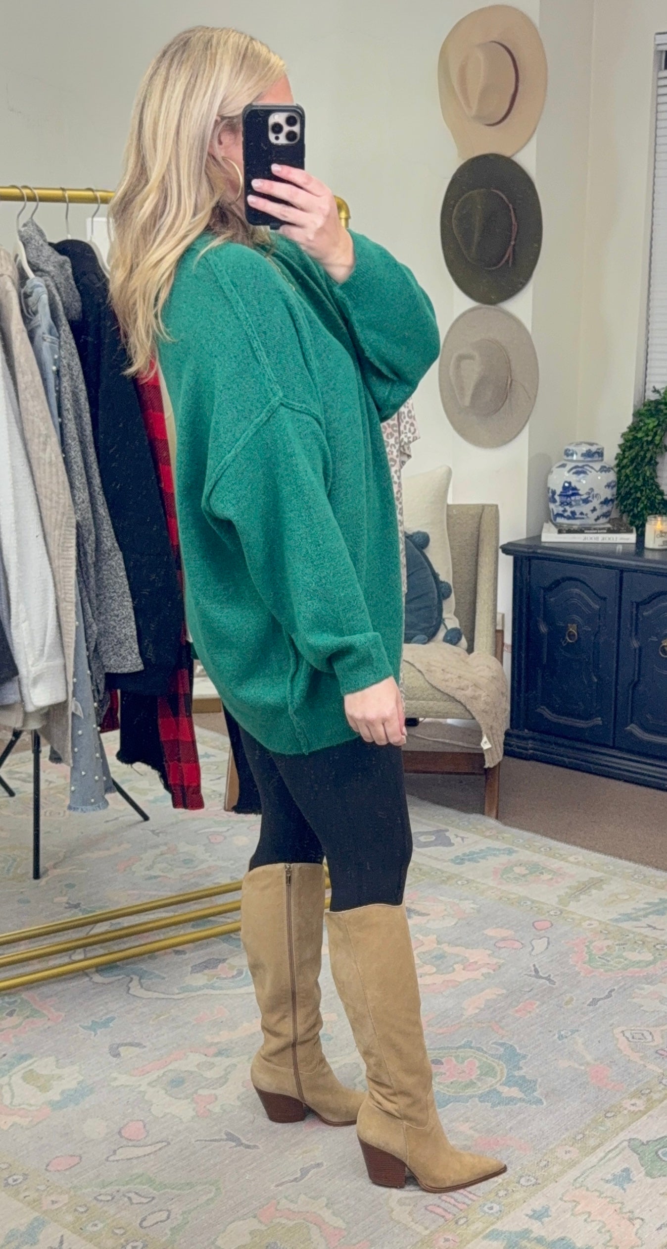 Day Off Work Slouchy Knit Top