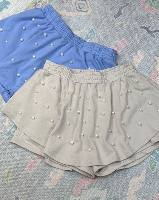Little Flirt Pearl Embellished Skort
