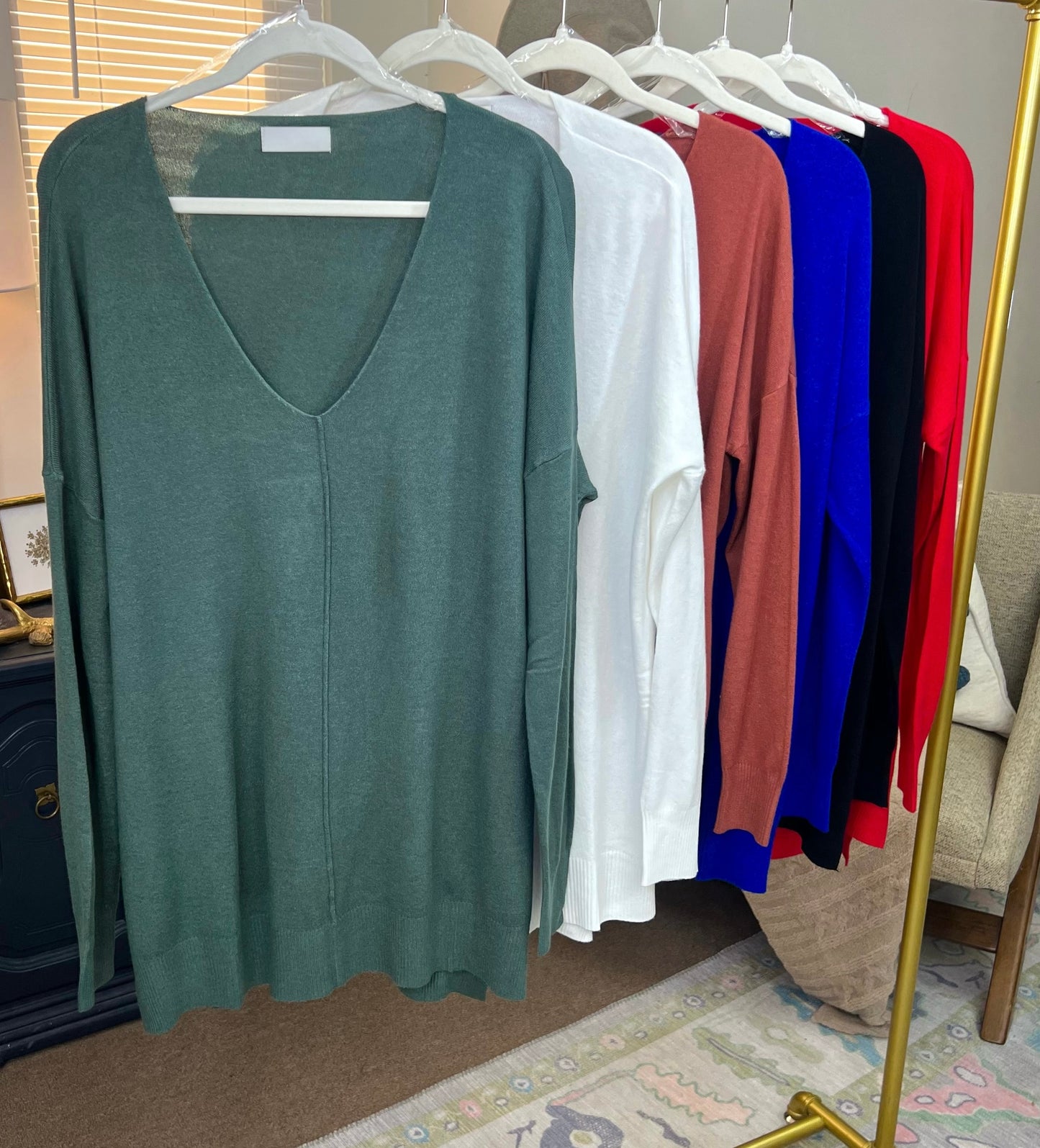 Made For Dreamers V-Neck Sweater Tunic