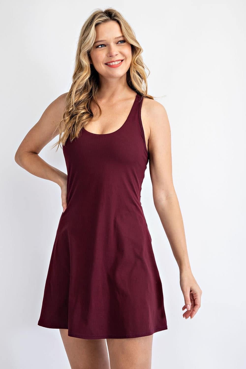 Butter Soft Athletic Romper Dress