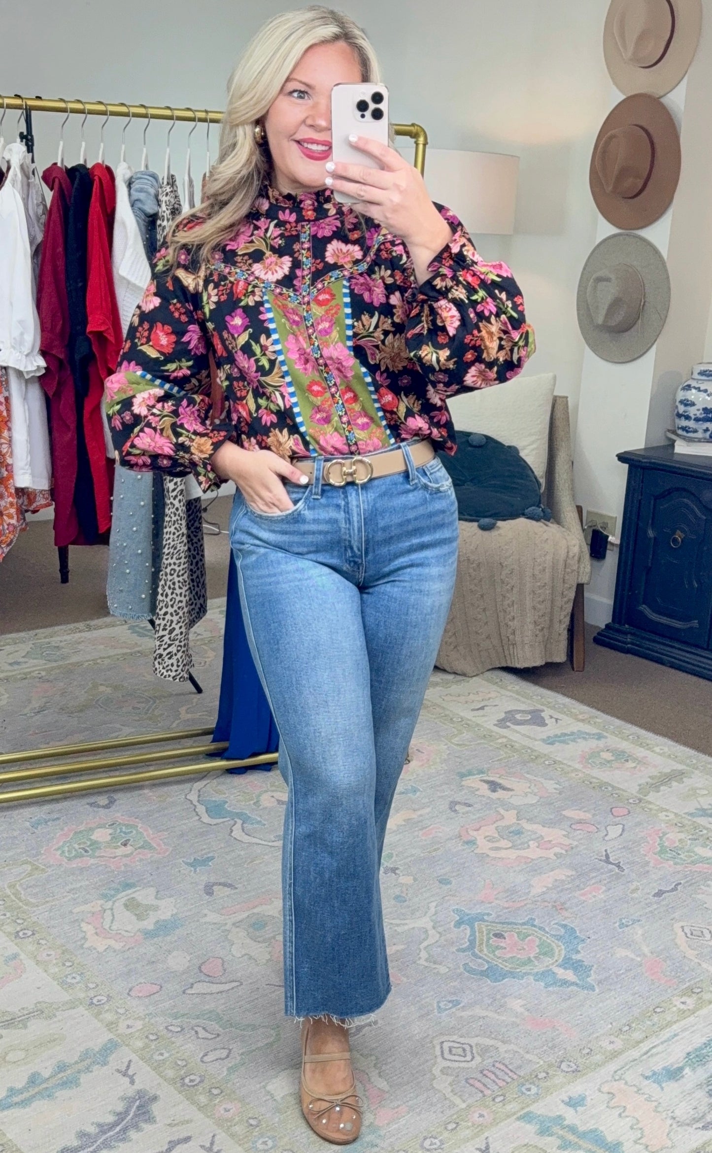 A Fine Fable Printed Blouse