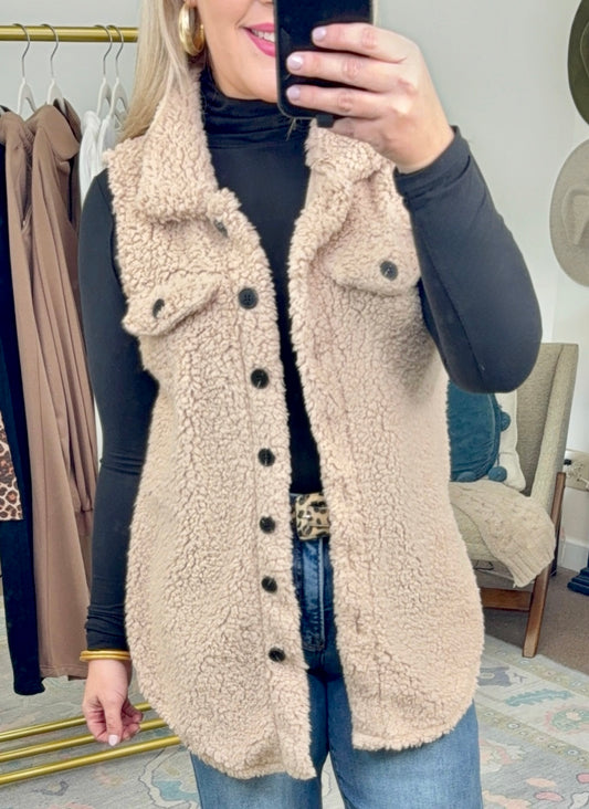 **MORE COLORS** Cabin Fever Sherpa Vest