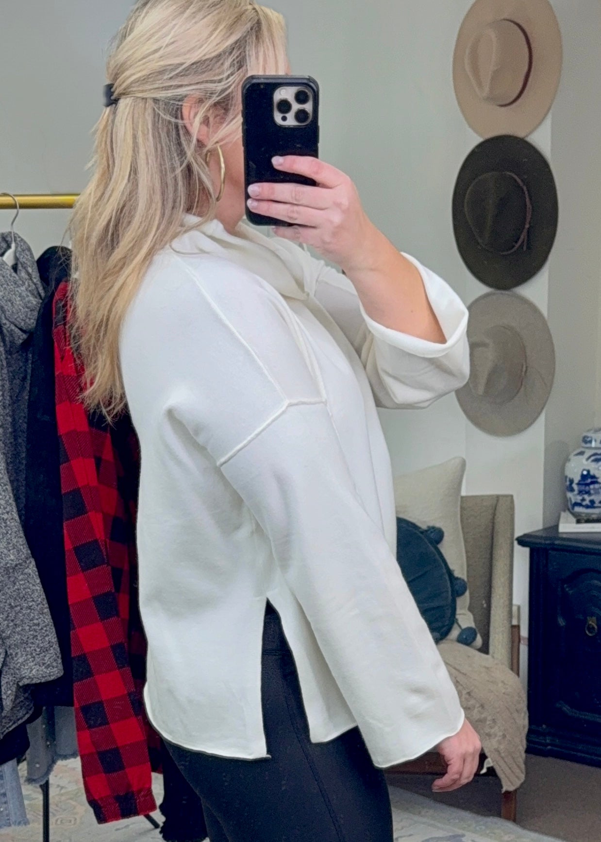 Make History Cowl Neck Top