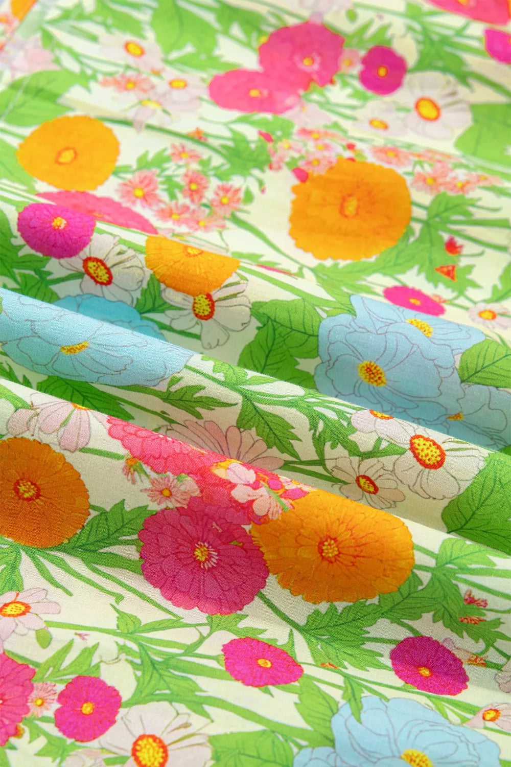 Bloom Service Printed Puff Sleeve Maxi Dress