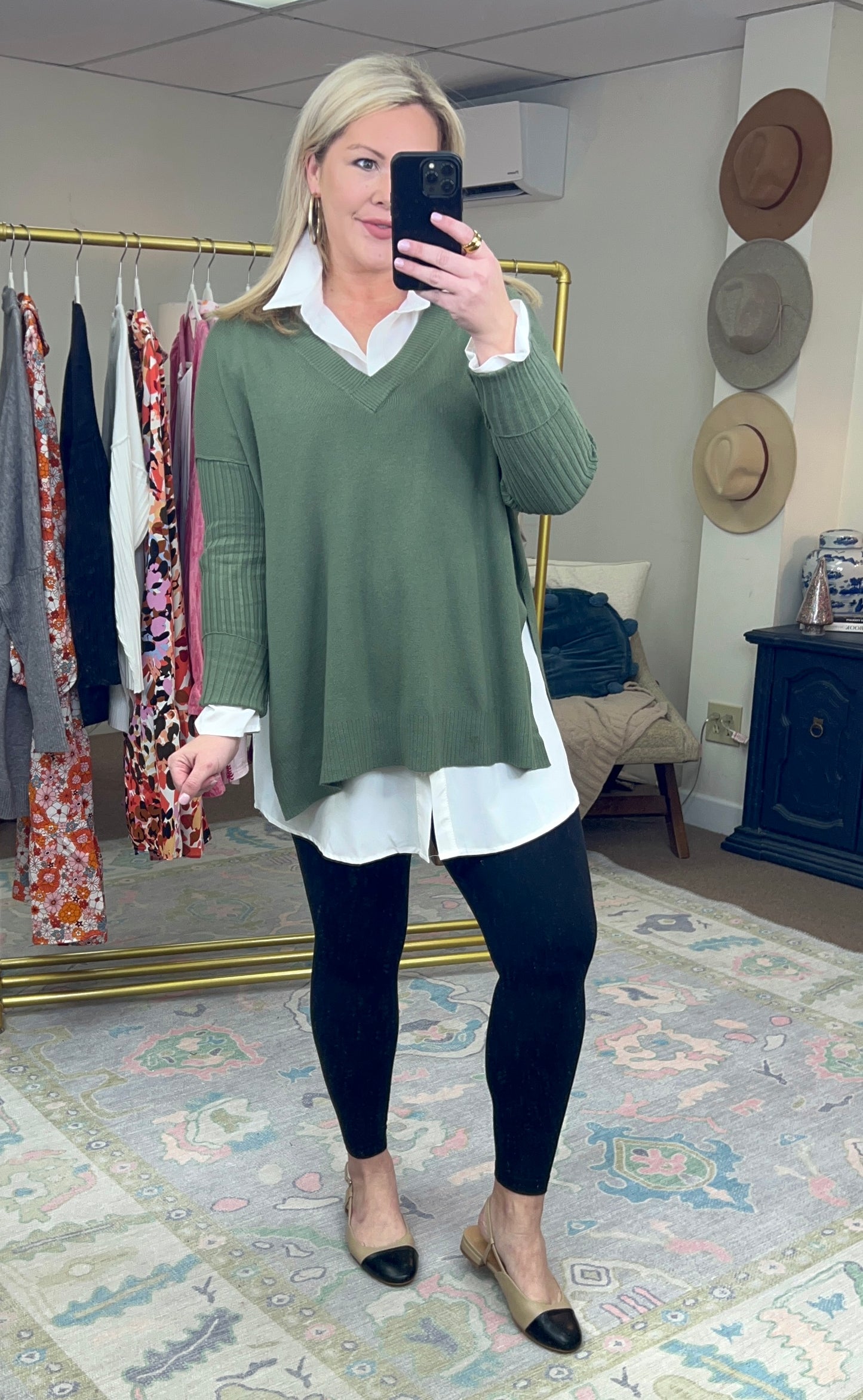 Miss Dependable Belted Tunic