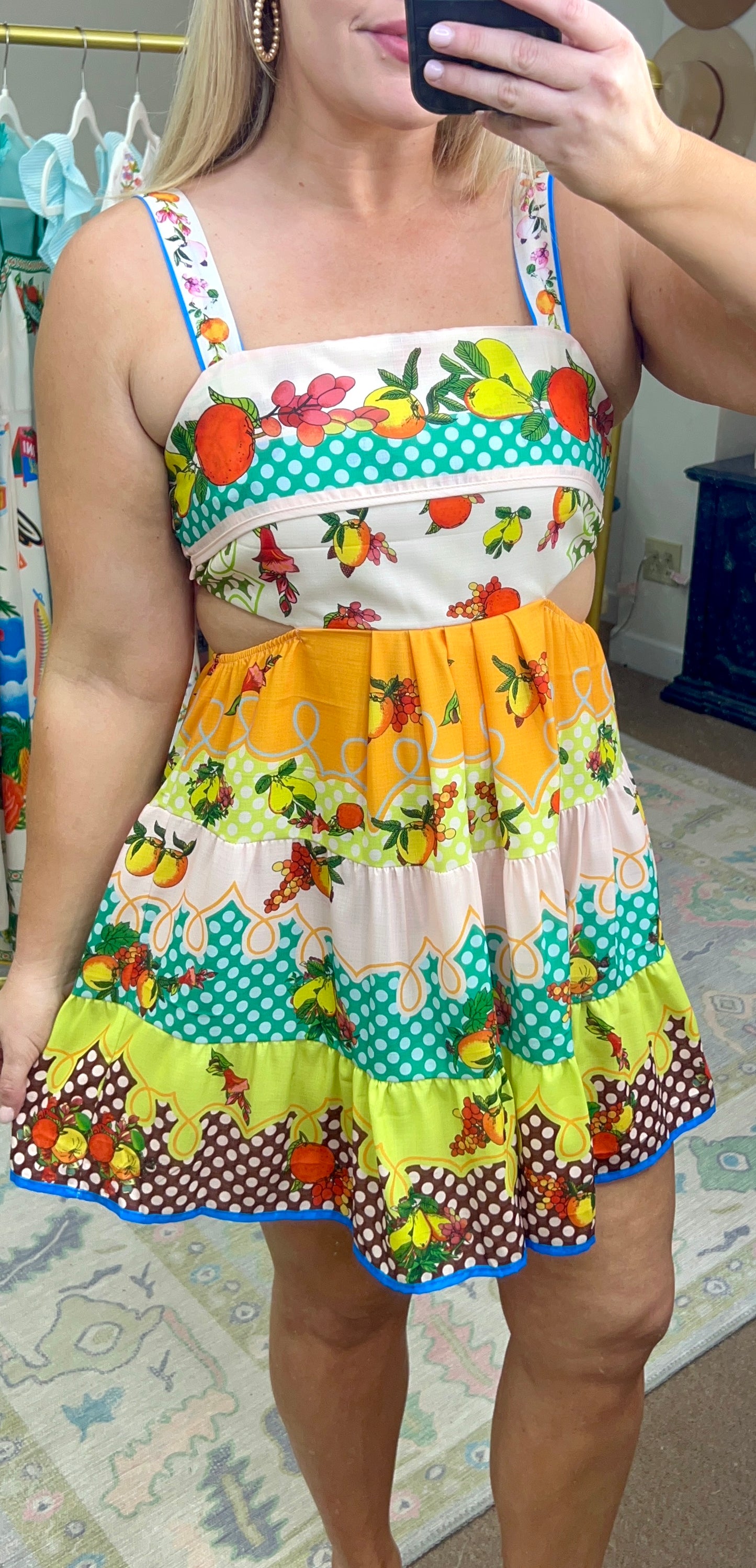 Limoncello Cut Out Mini Dress