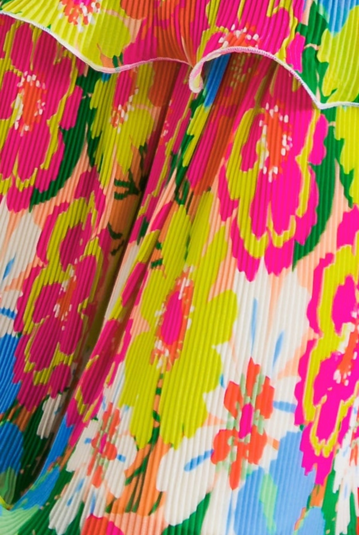 Twirls in Tulum Pleated Tiered Tie Strap Midi Dress