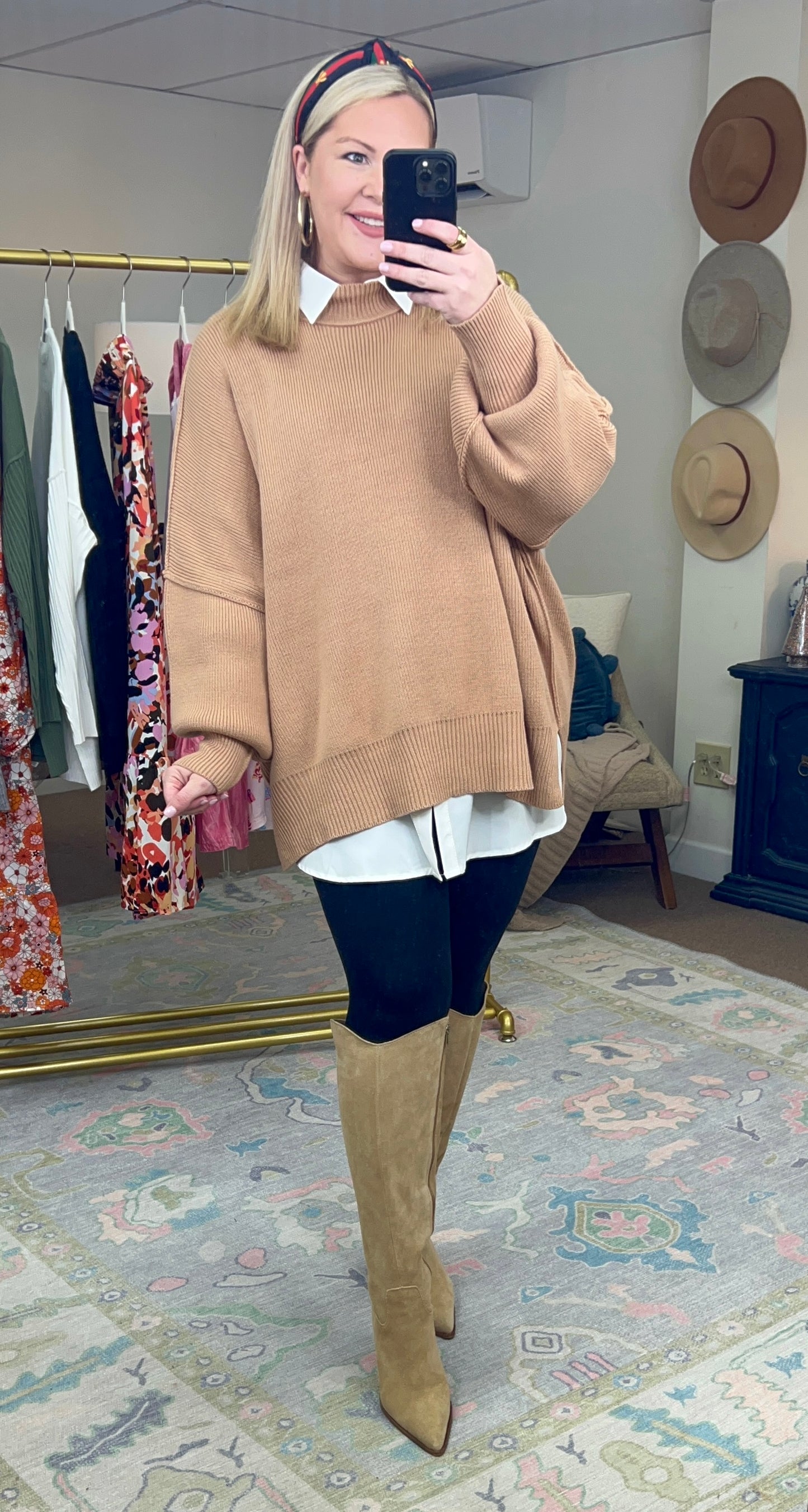 Miss Dependable Belted Tunic