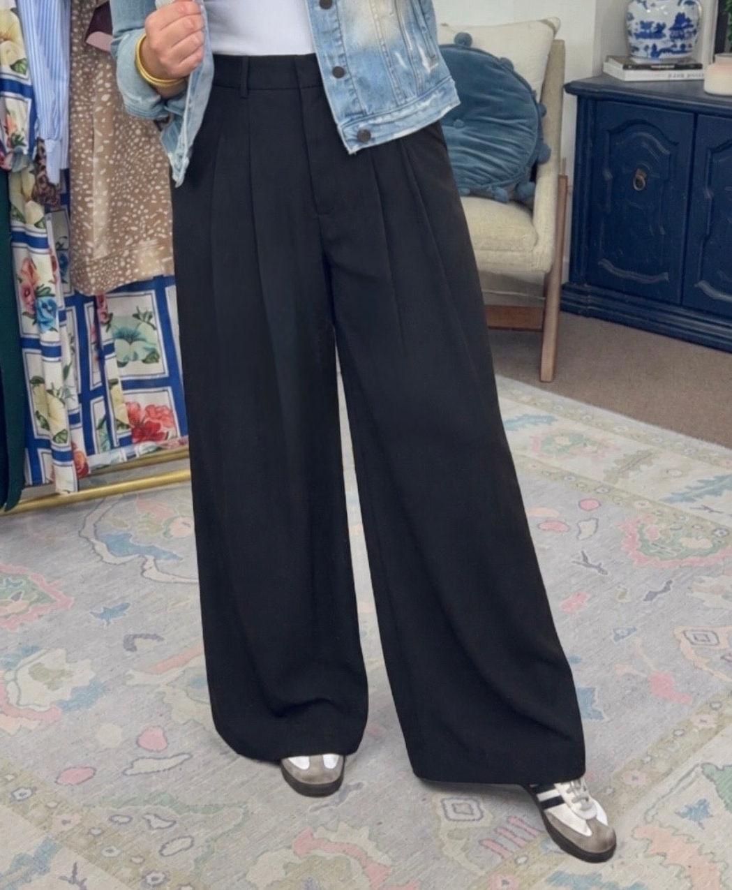 Back to Business Wide Leg Trousers