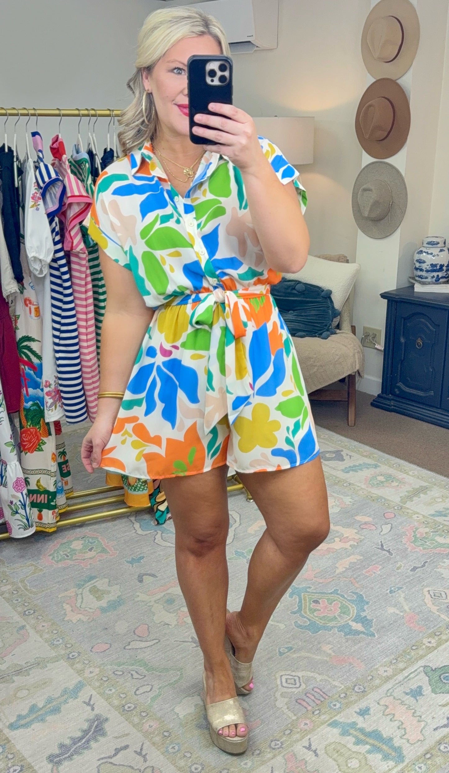 Make Your Move Collar Romper