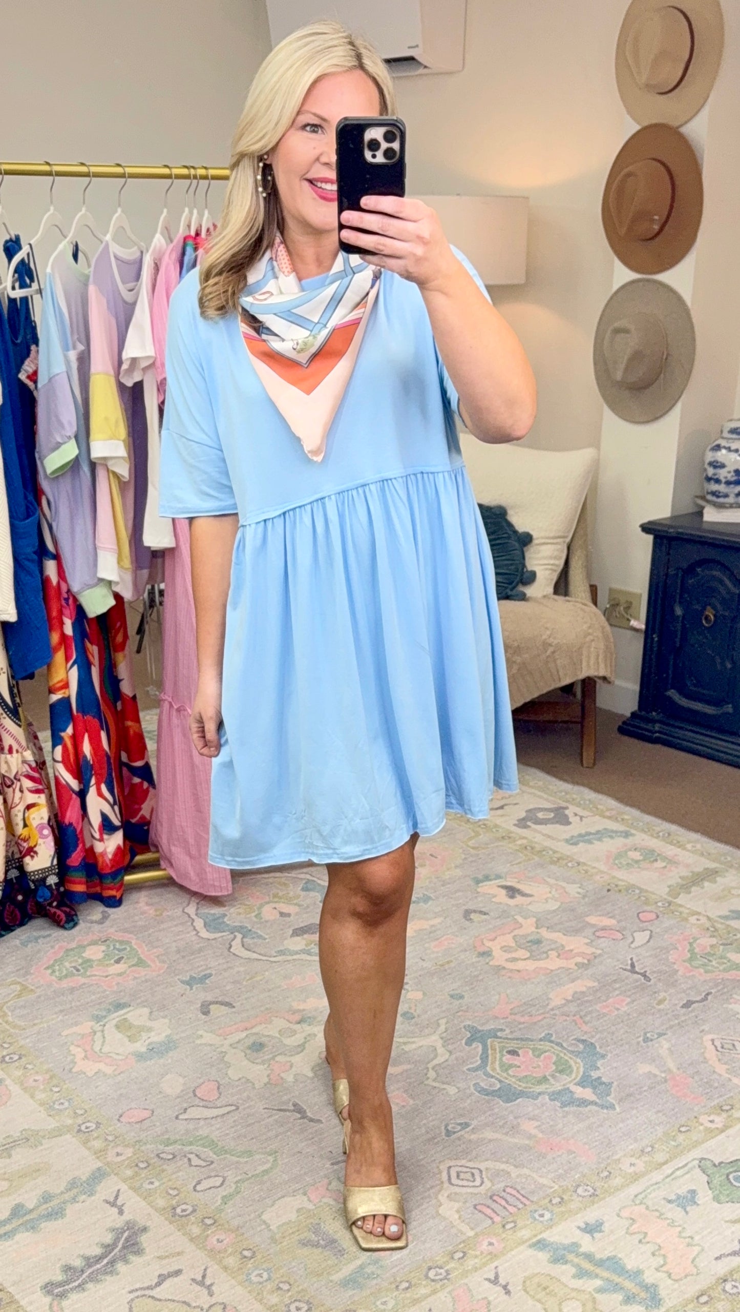New in Town Slouchy T-Shirt Dress