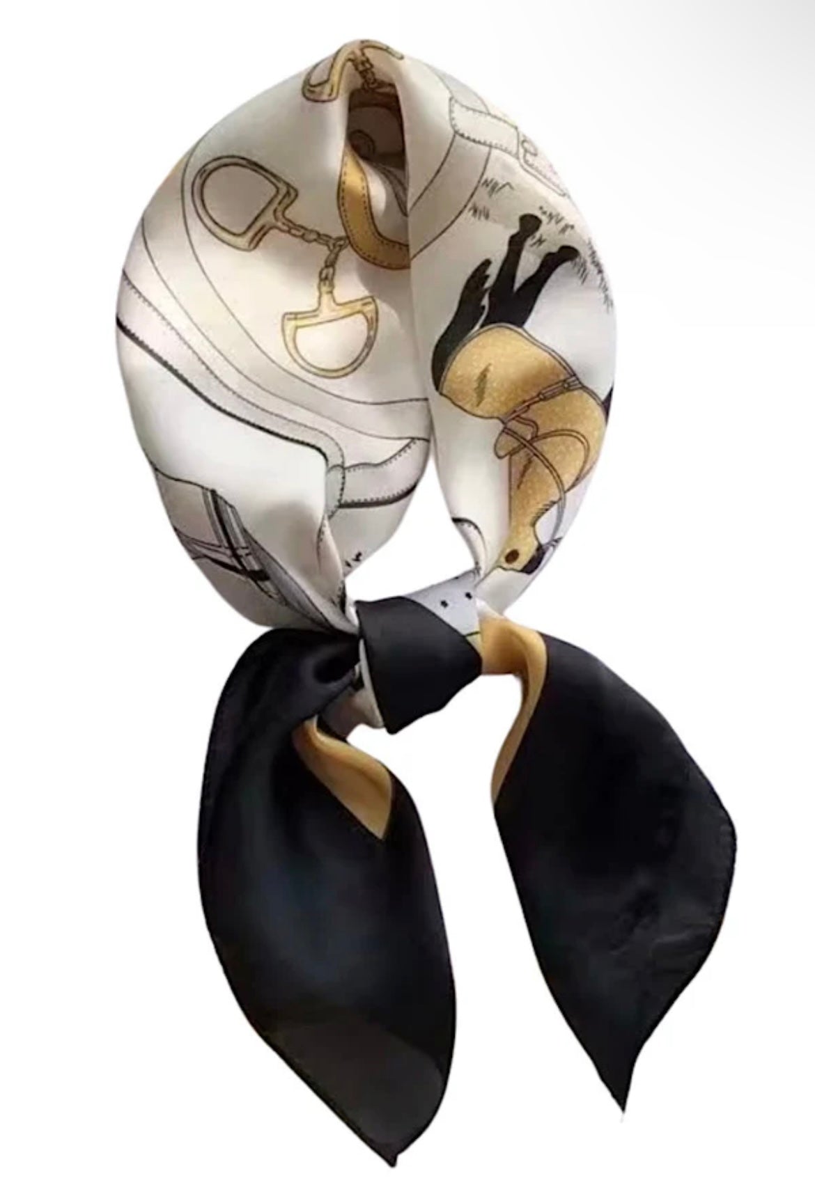 **MORE COLORS** Show Pony Print Silk Neck Scarf
