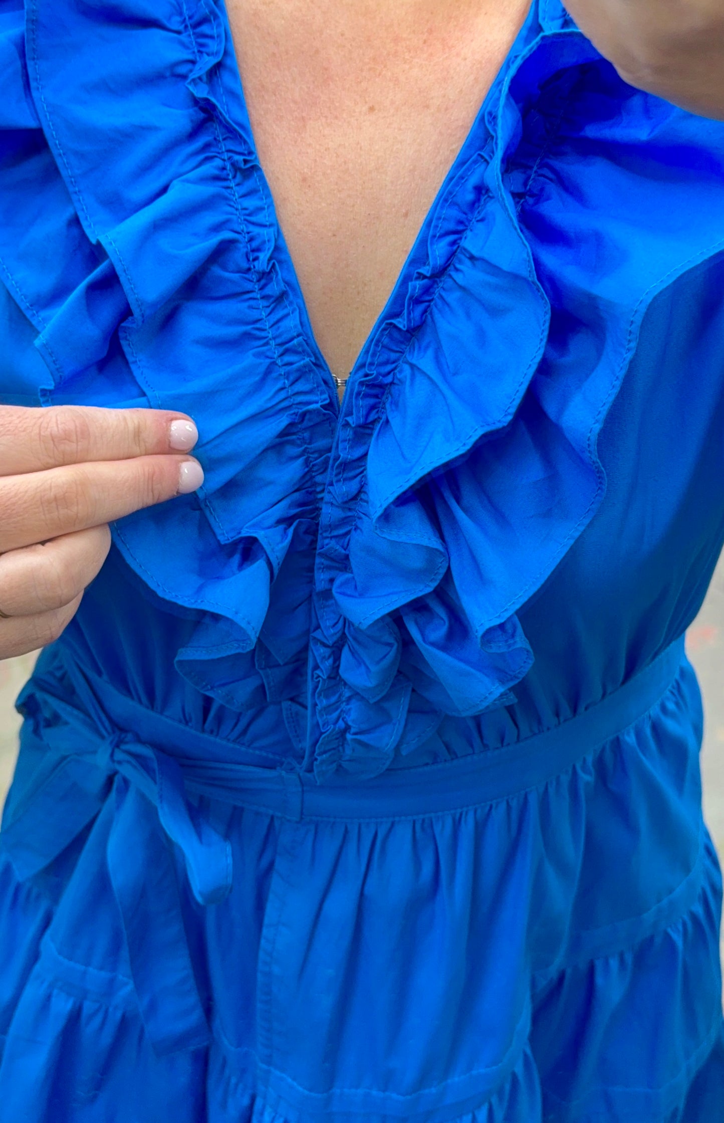 **MORE COLORS** Let’s Go Dancing Tiered Wrap Mini Dress