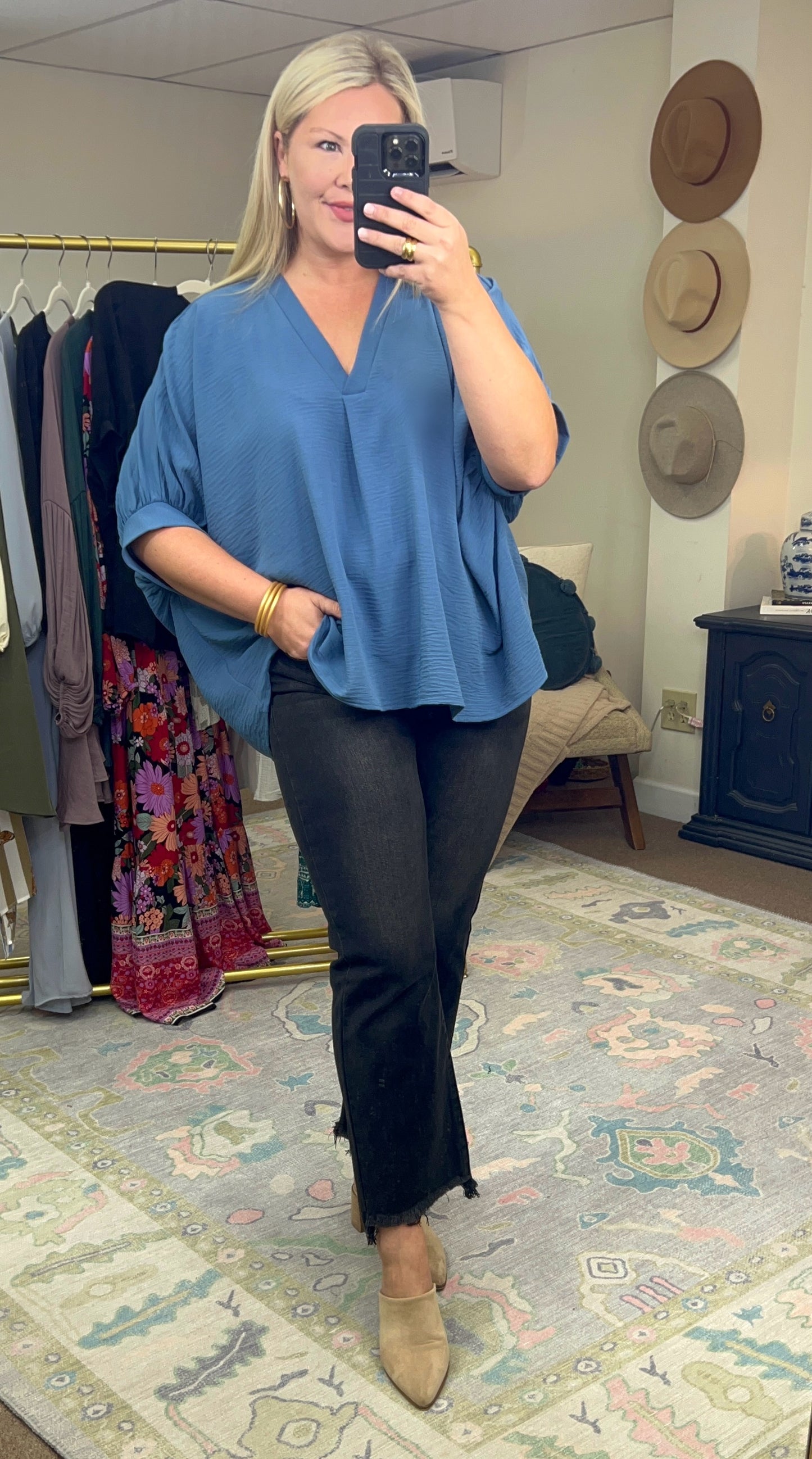 **MORE COLORS** From 9 to 5 Textured Blouse