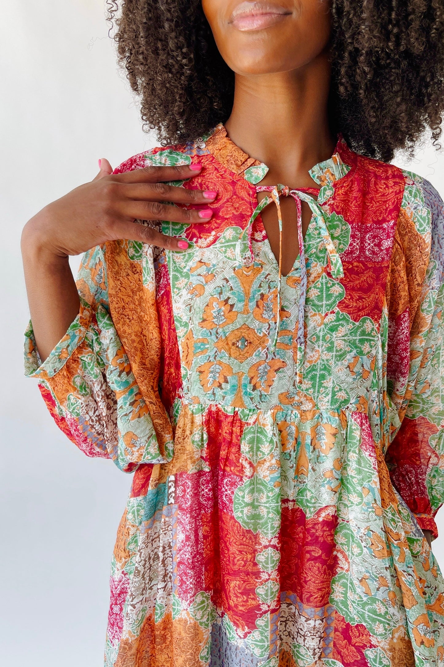 Gypsy Soul Mix Print Dress