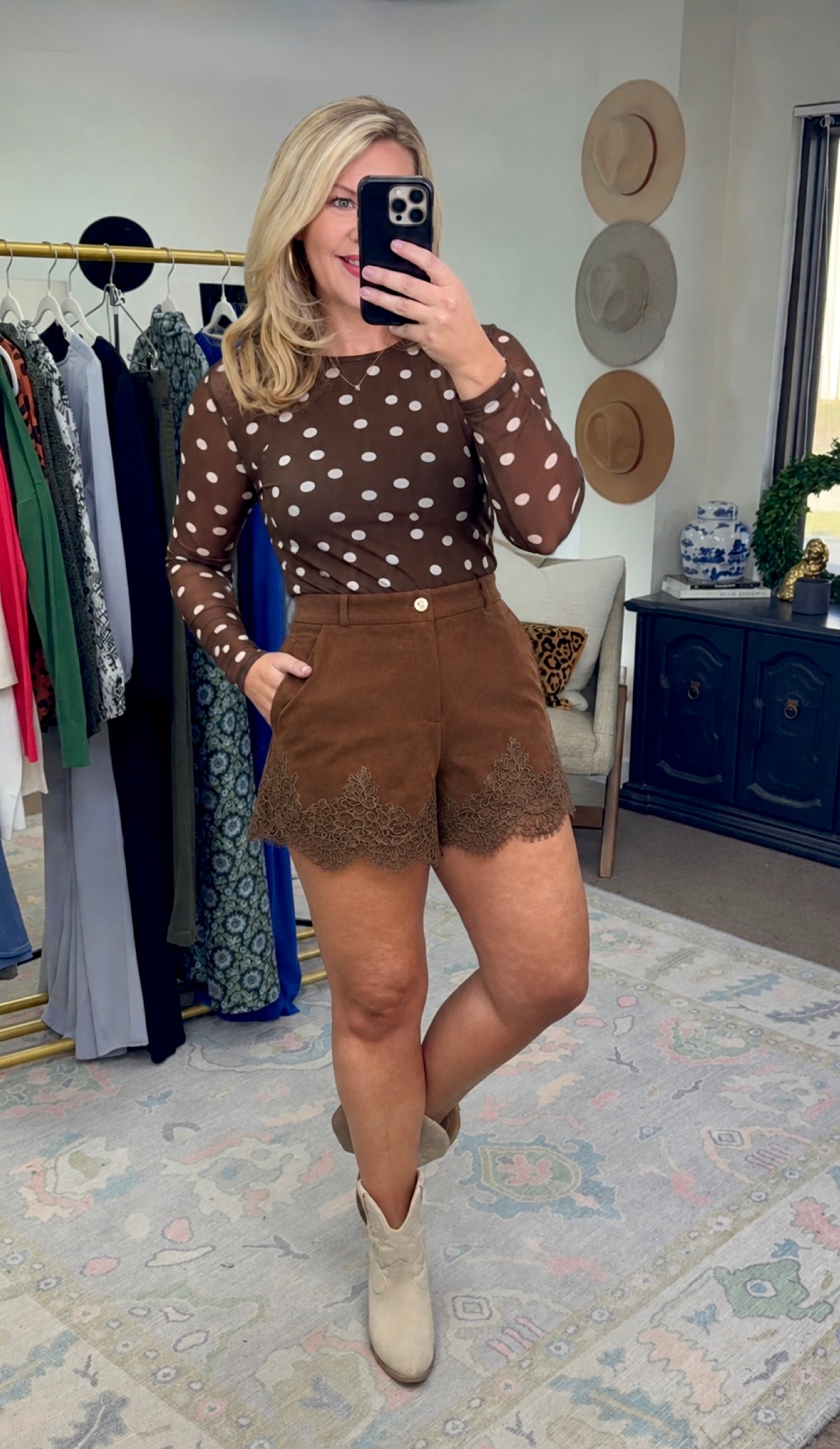 Hot Spot Polka Dot Top