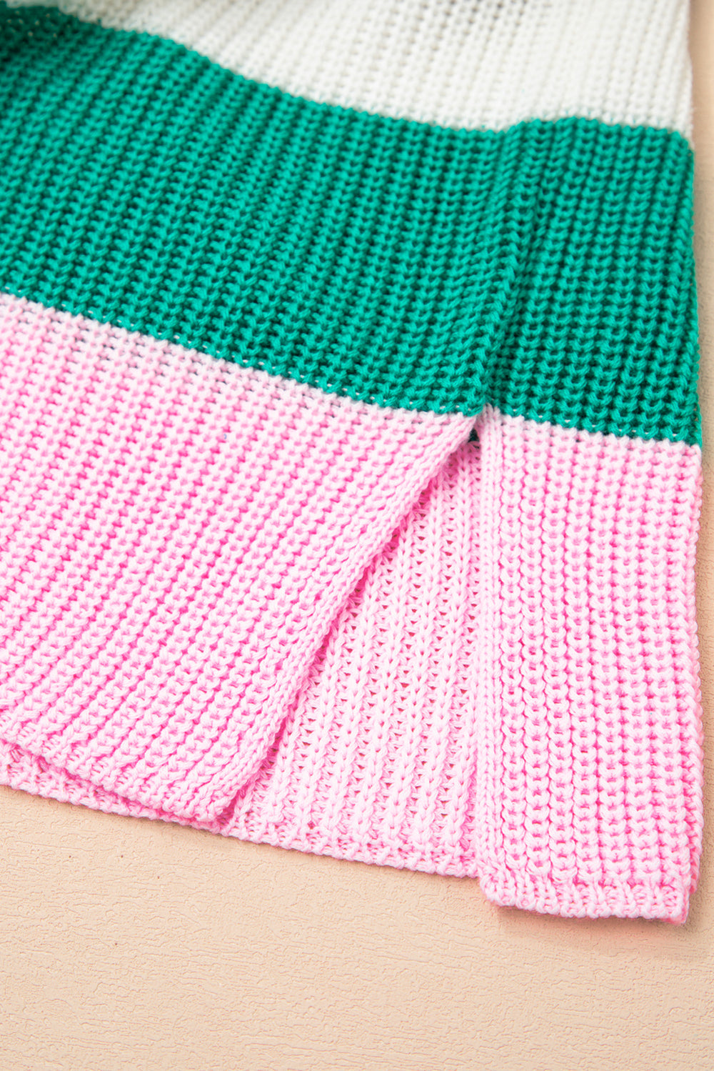 Polaroid of Perfection Color Block Knit Top