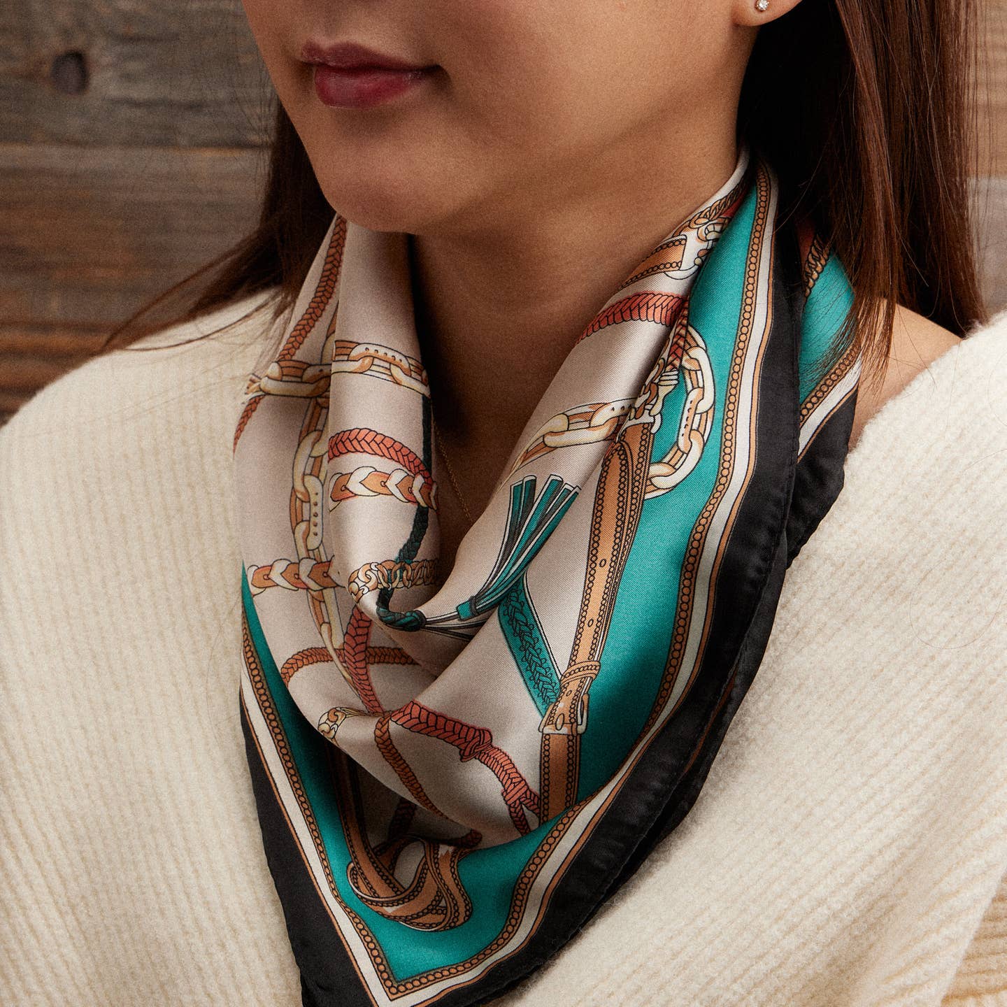 Unchained Melody Silk Neck Scarf